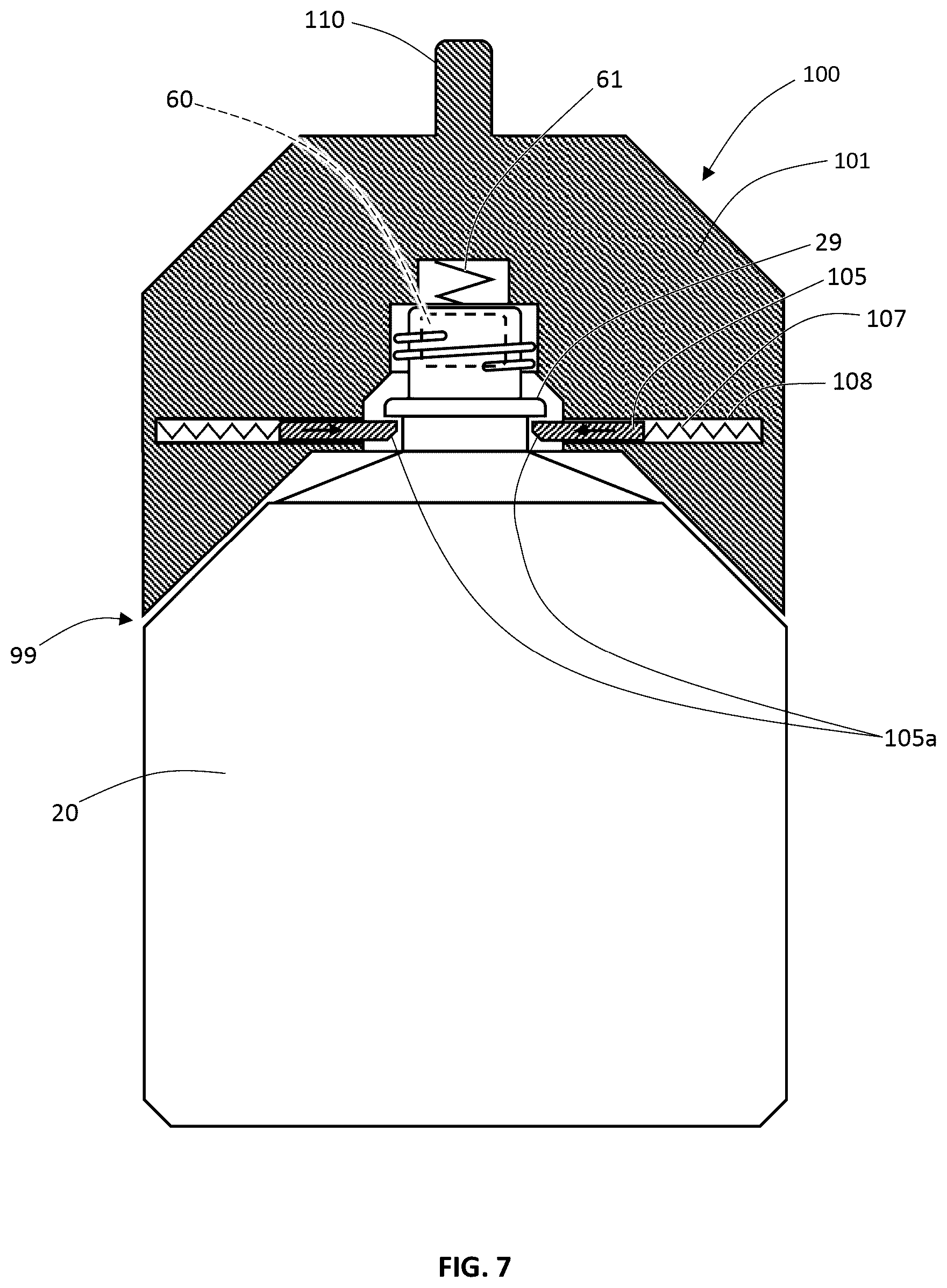 Patent US12616208 Figure 6 – Liquid dispensing system, components and features thereof, and methods of use thereof