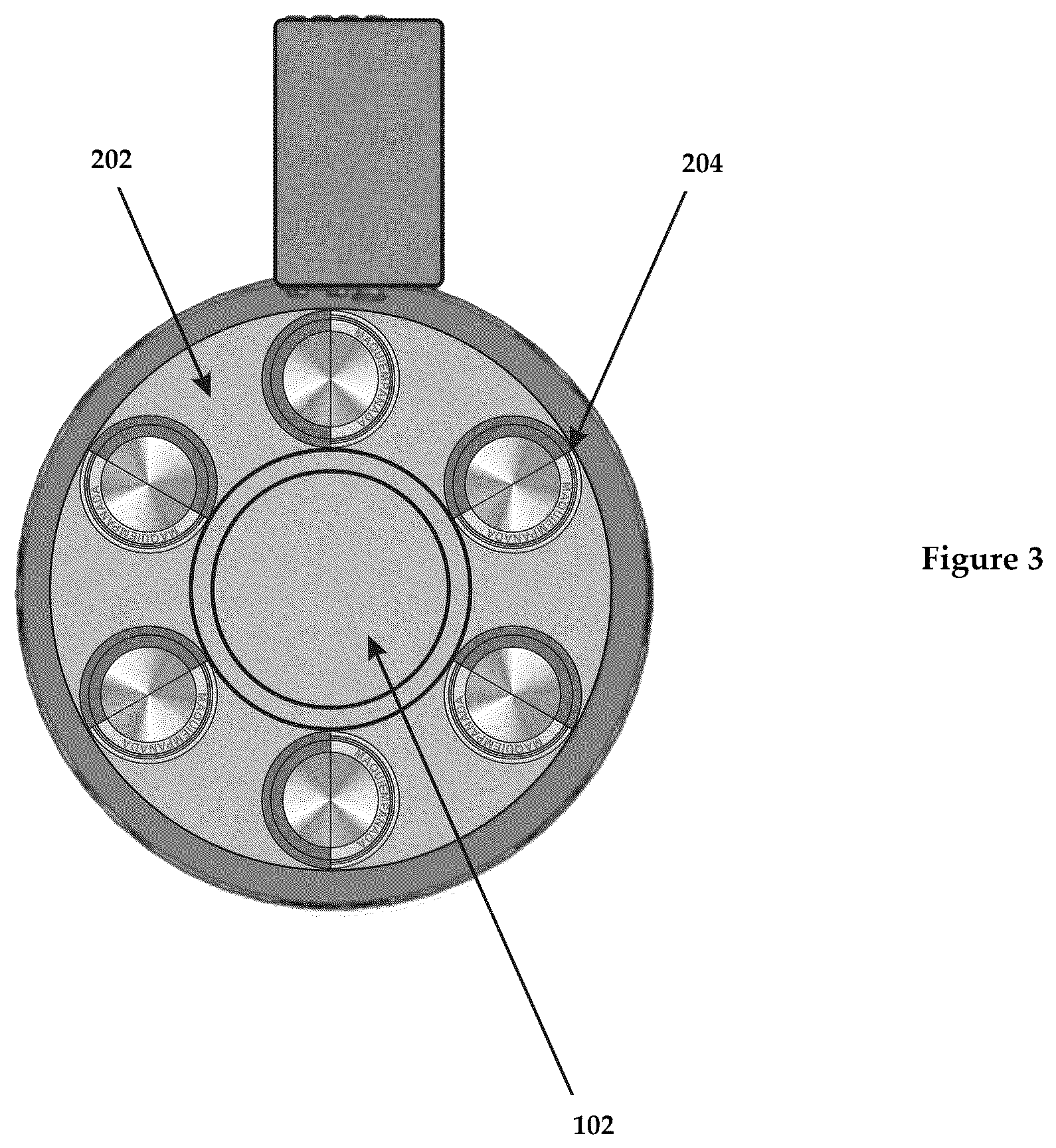 Patent US12616211 Figure 3 – Automatic rotary empanada machine