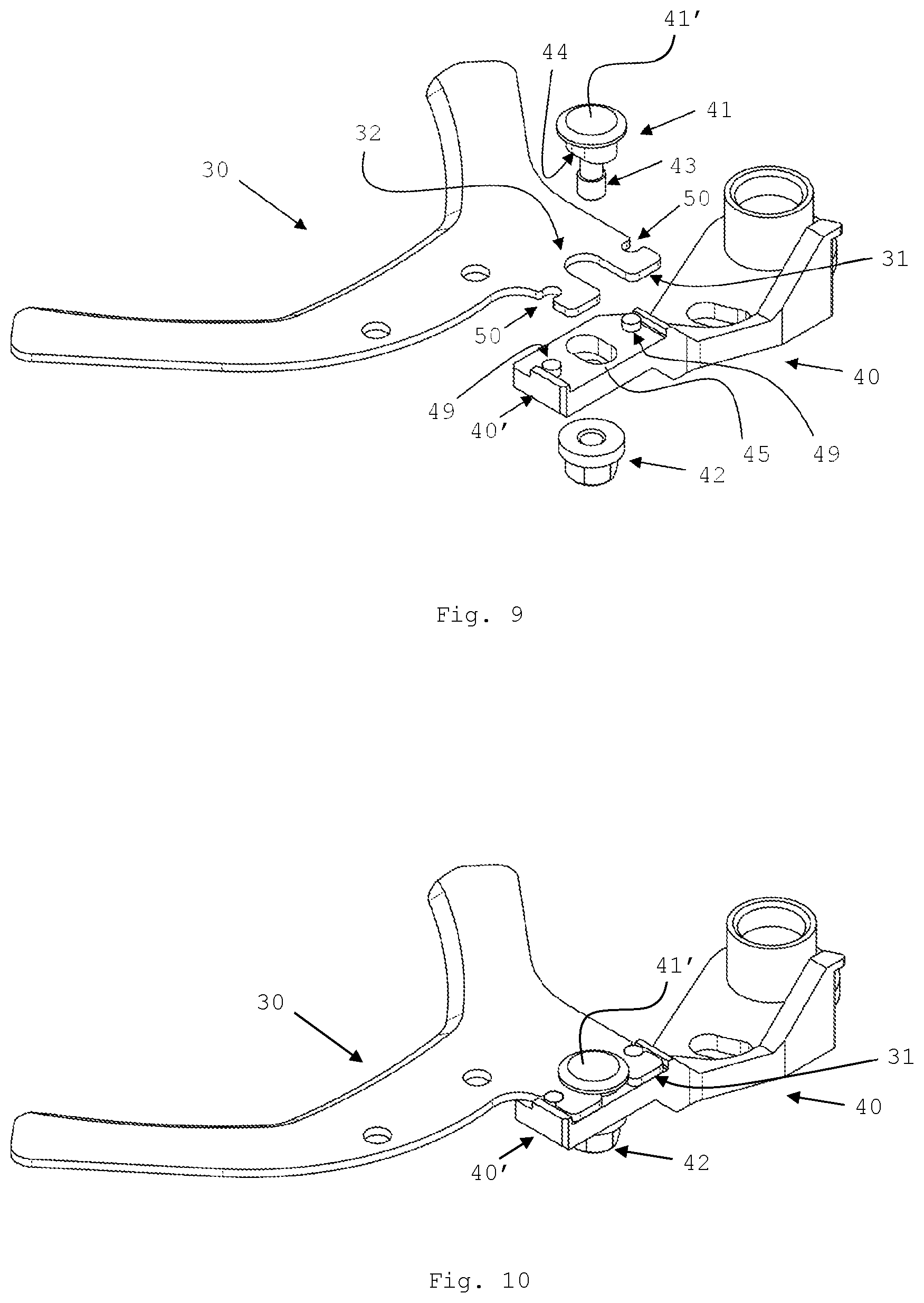 Patent US12616215 Figure 6 – Dismountable poultry processing knife and a mounting frame