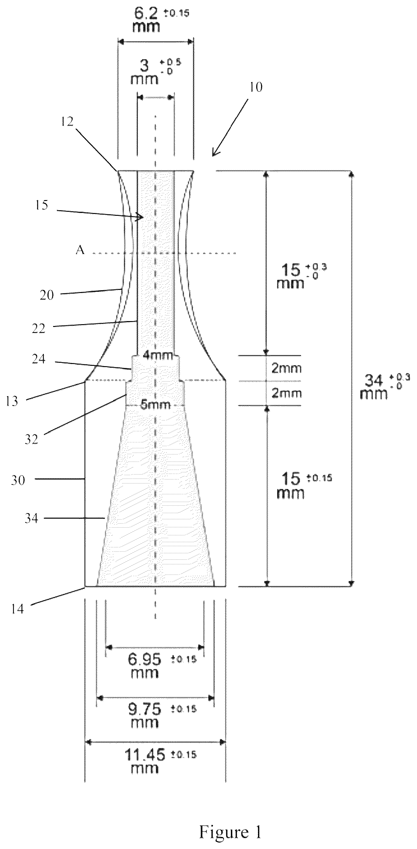 Patent US12616241 Figure 1 – Mouthpiece for holding items for smoking