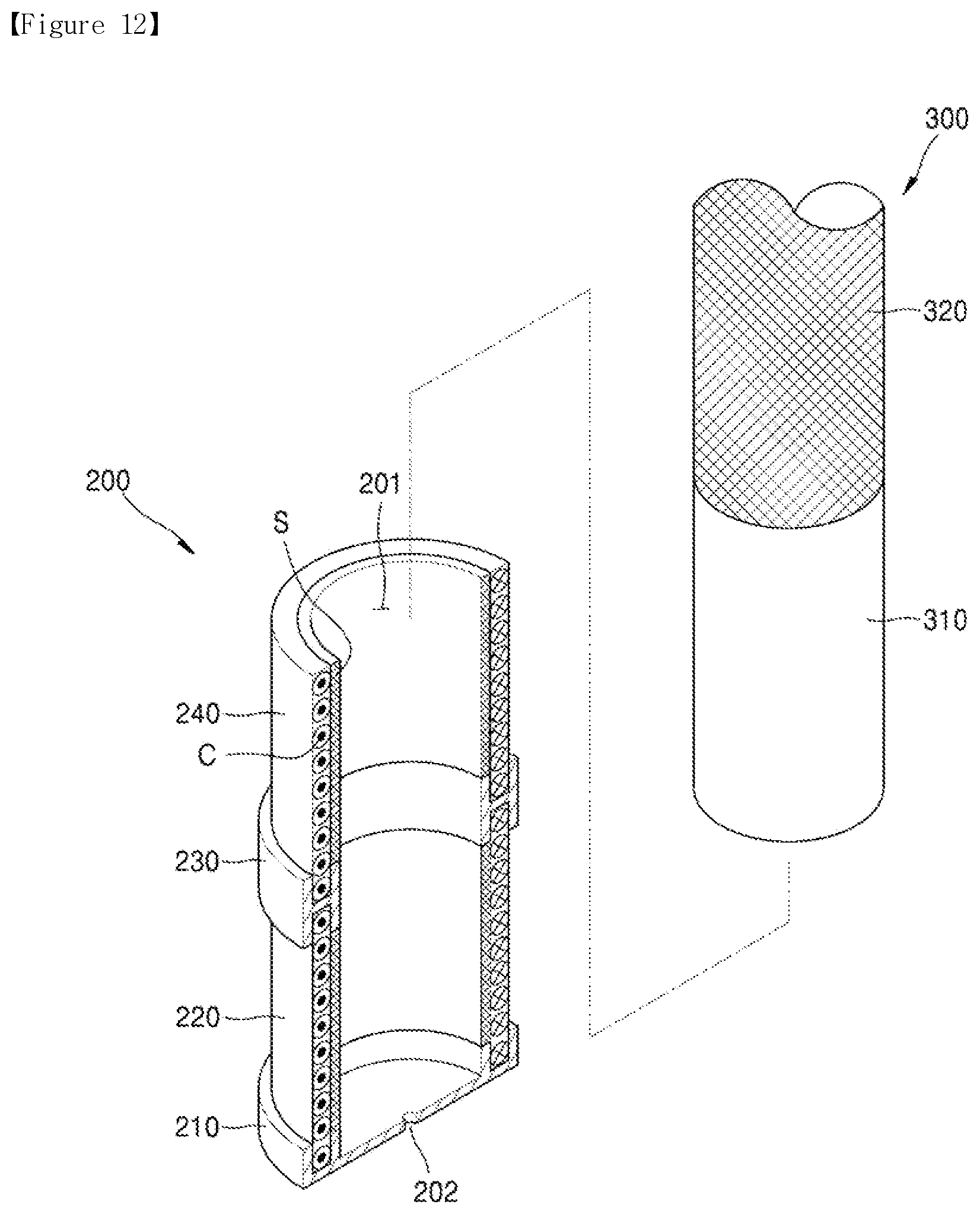 Patent US12616248 Figure 8 – Heater assembly and aerosol generating device including the same