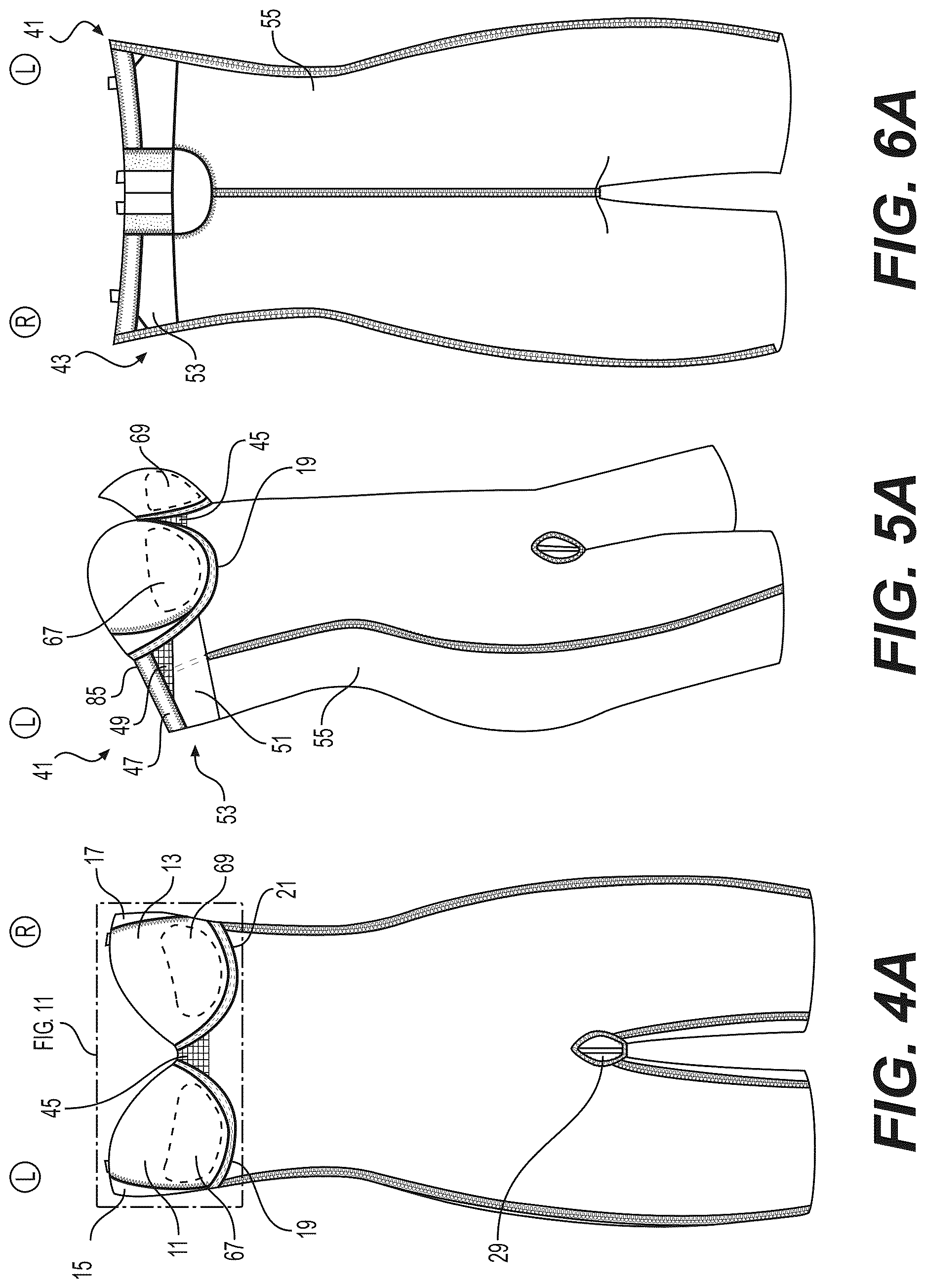 Patent US12616253 Figure 2 – Shaping garment with fit-adjustable brassiere portion