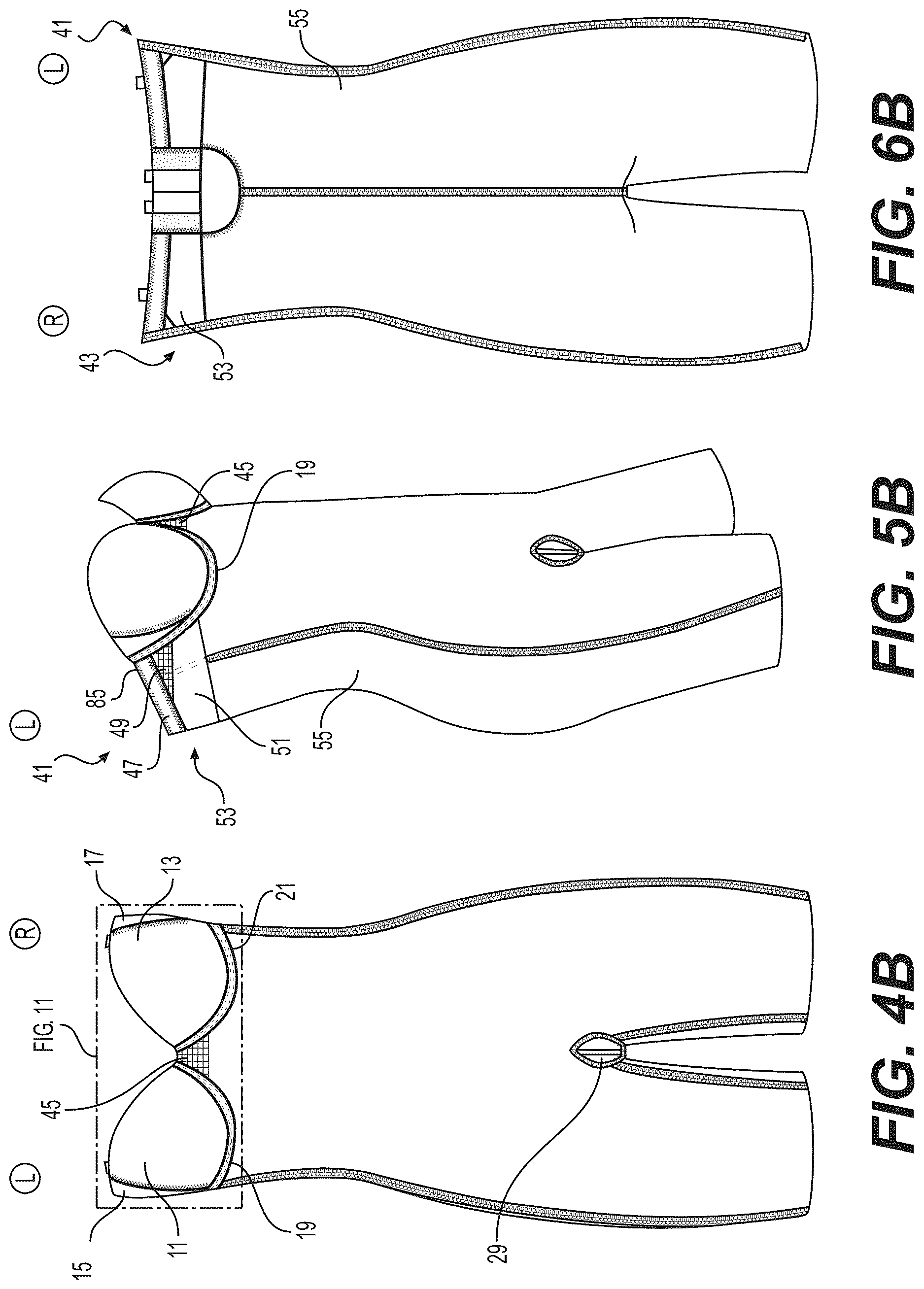 Patent US12616253 Figure 3 – Shaping garment with fit-adjustable brassiere portion