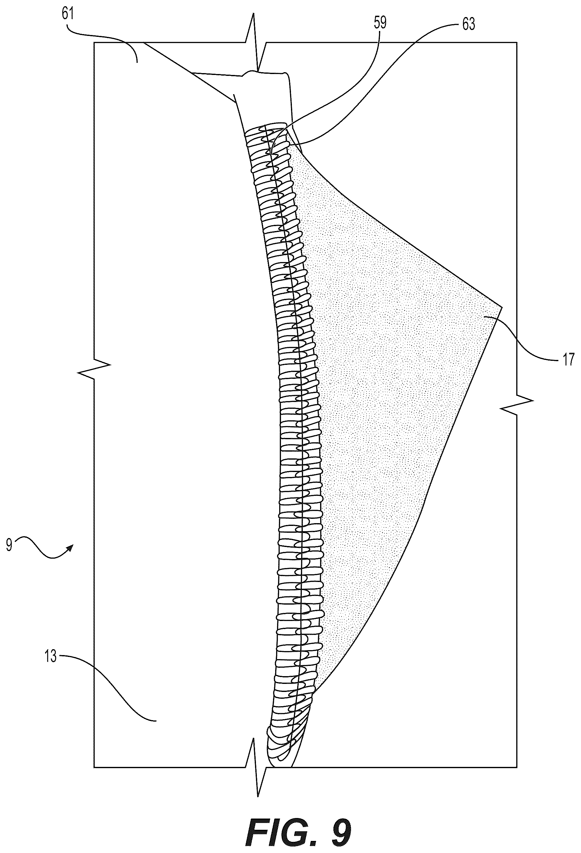 Patent US12616253 Figure 5 – Shaping garment with fit-adjustable brassiere portion