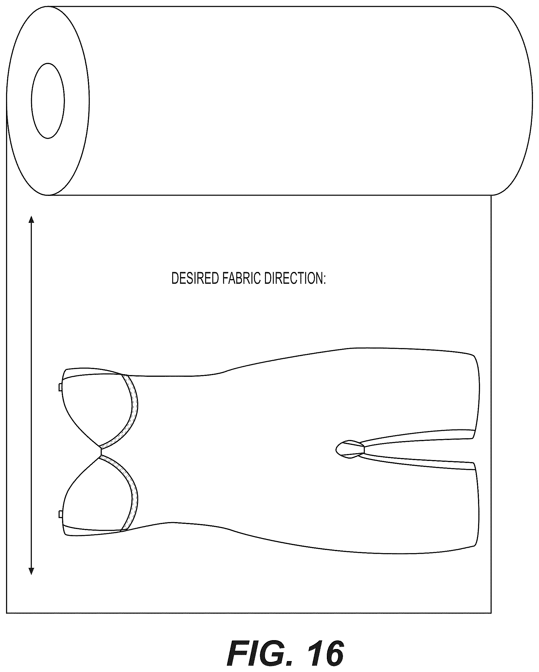 Patent US12616253 Figure 13 – Shaping garment with fit-adjustable brassiere portion