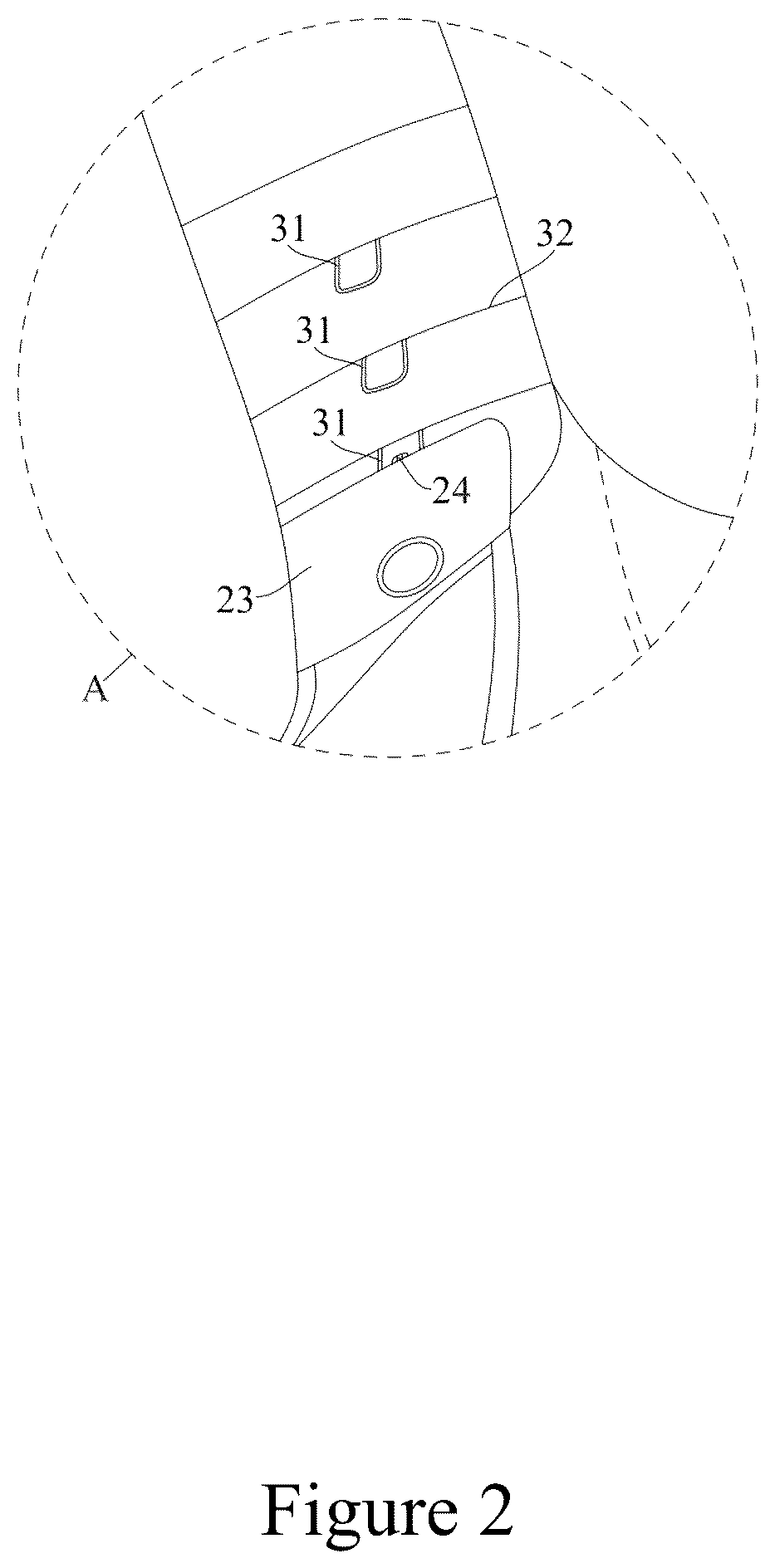Patent US12616254 Figure 2 – Convenient adjustable shaper bra