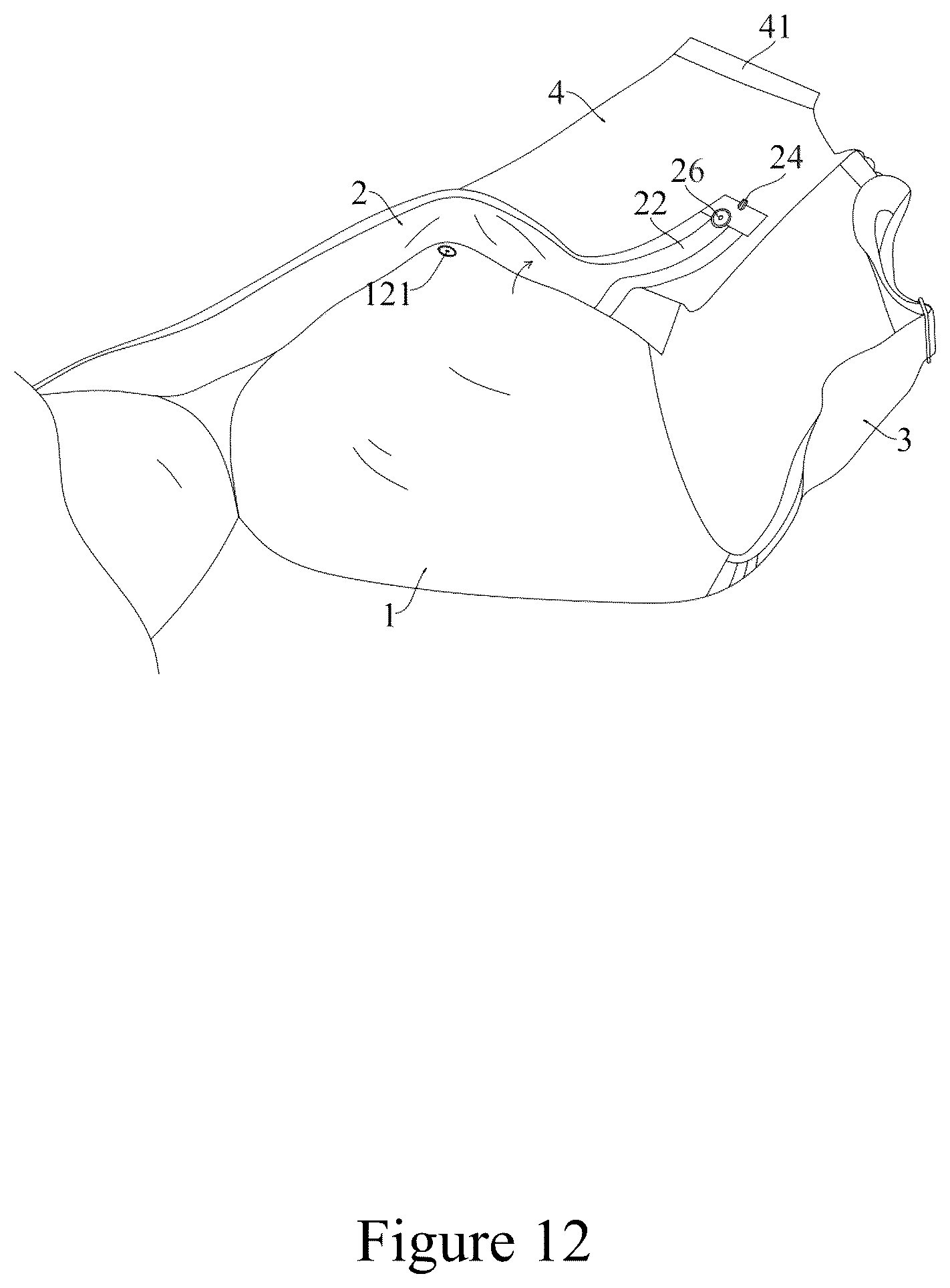 Patent US12616254 Figure 12 – Convenient adjustable shaper bra