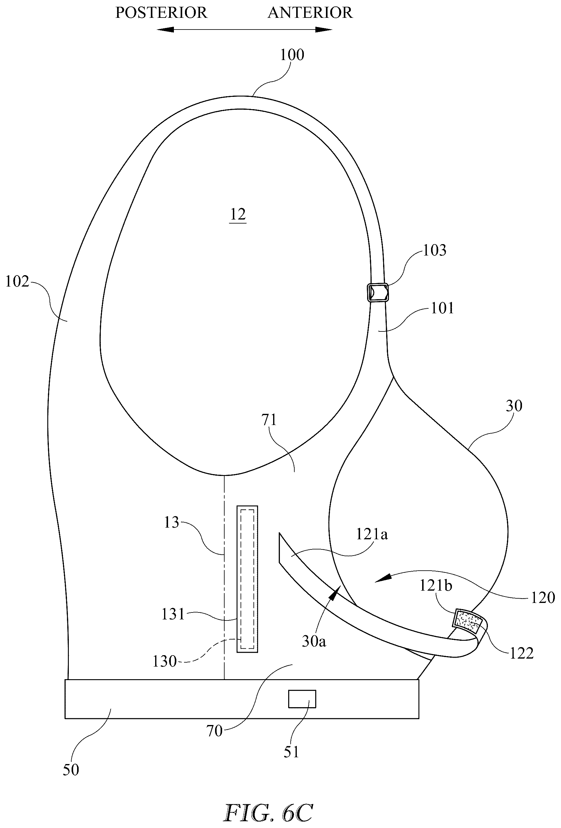 Patent US12616256 Figure 9 – Breast support garment