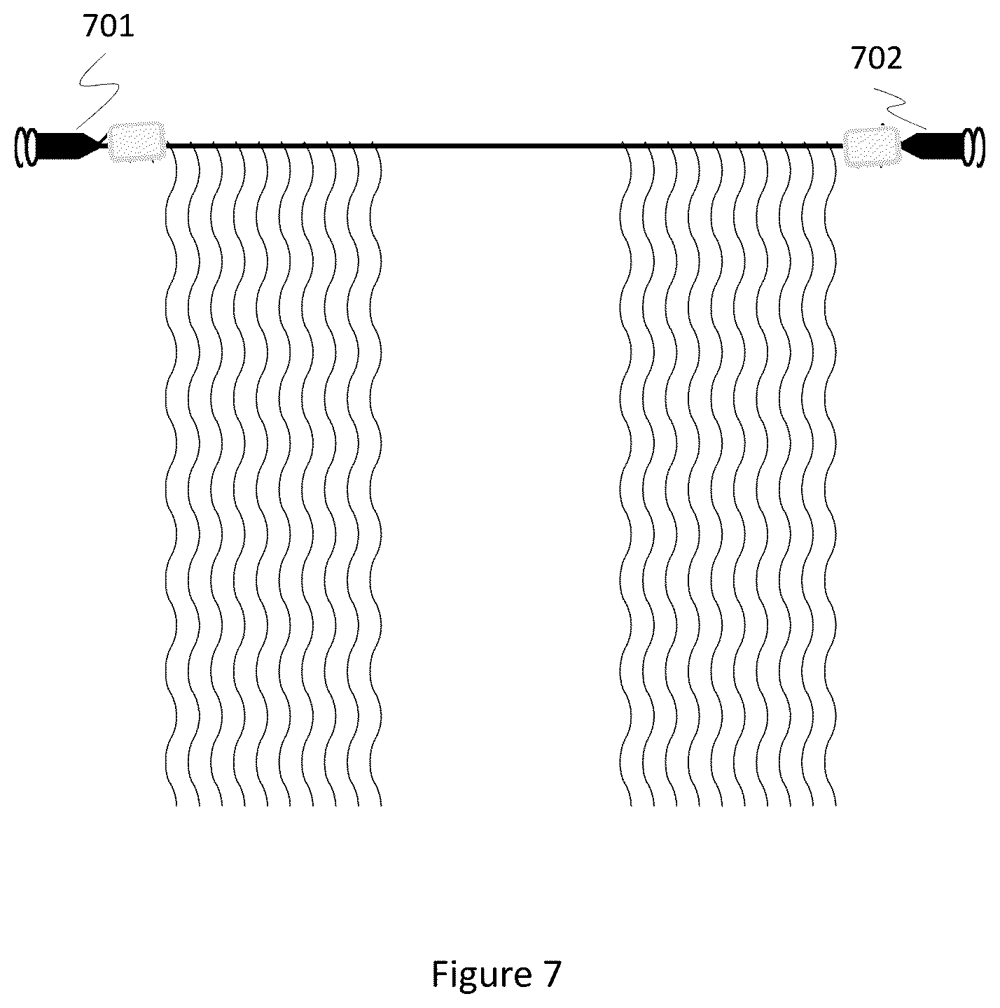 Patent US12616263 Figure 7 – Supplemental face framing hair attachment for circular hair extensions
