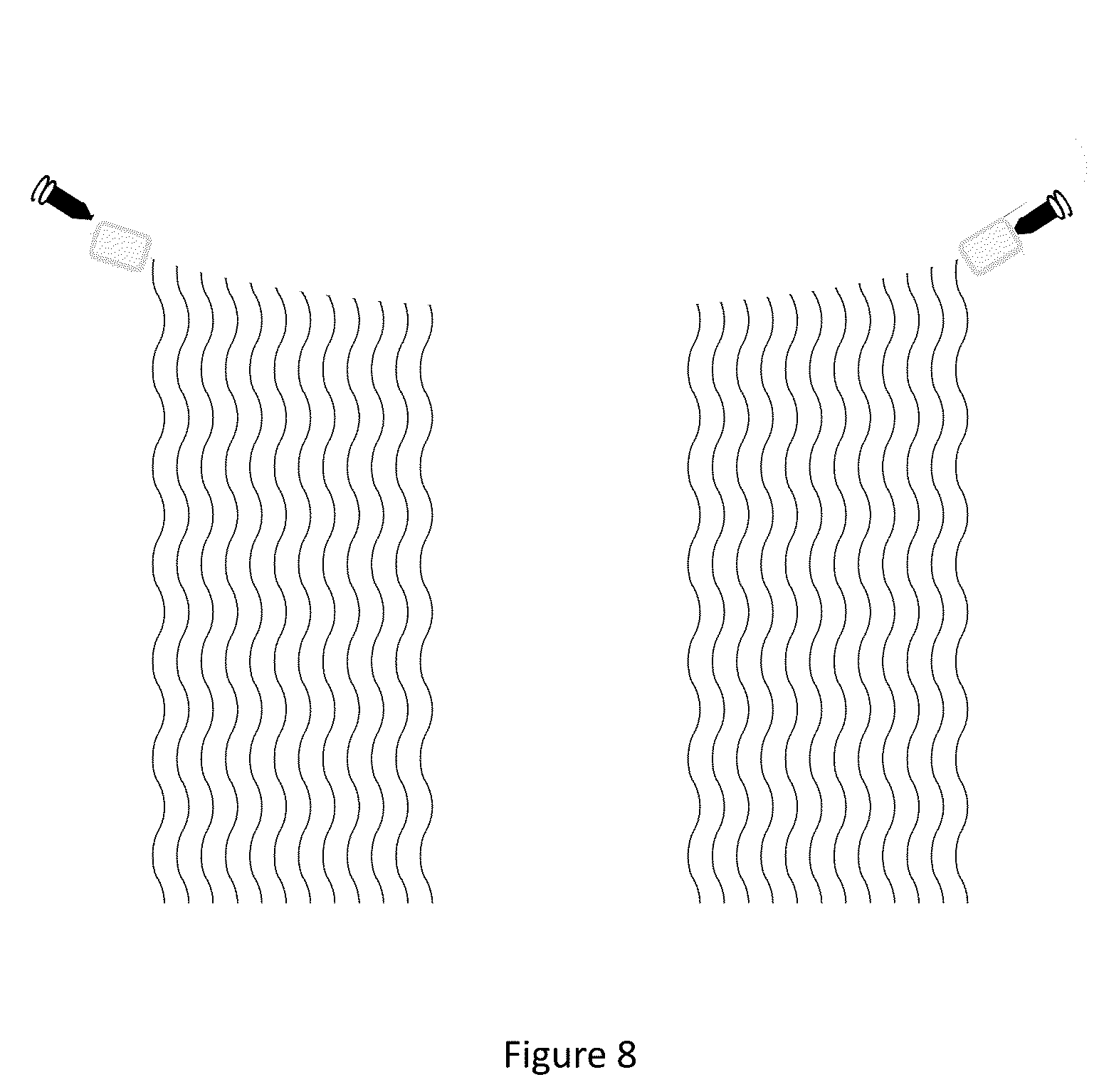 Patent US12616263 Figure 8 – Supplemental face framing hair attachment for circular hair extensions