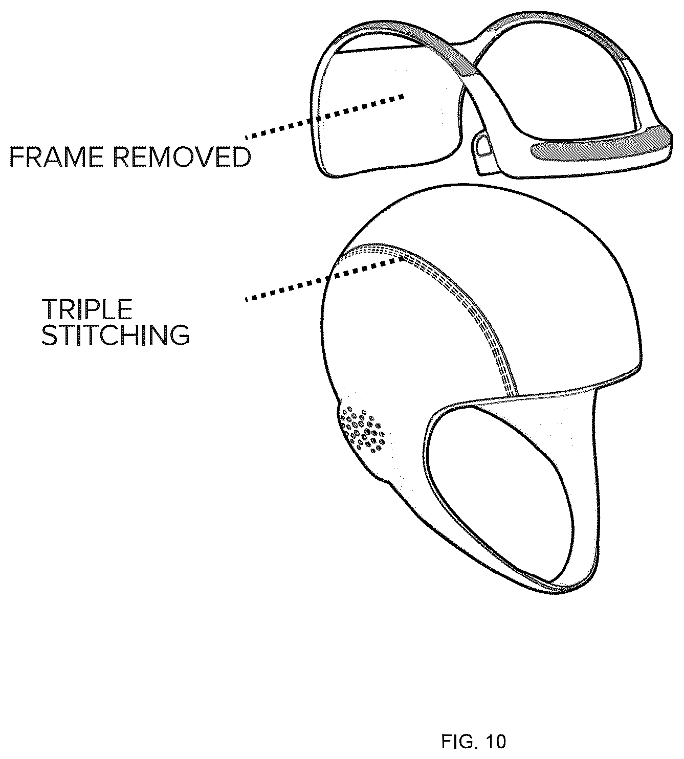 Patent US12616264 Figure 10 – Watercraft and water sports hypothermia cap