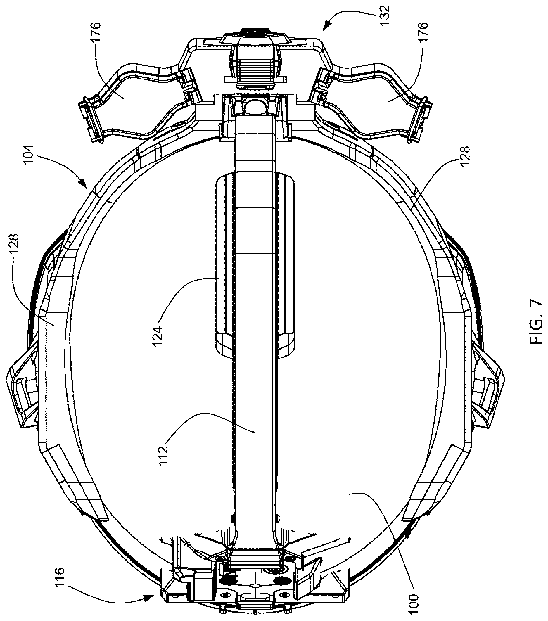 Patent US12616265 Figure 6 – Bridge link battery system for helmet mount assembly