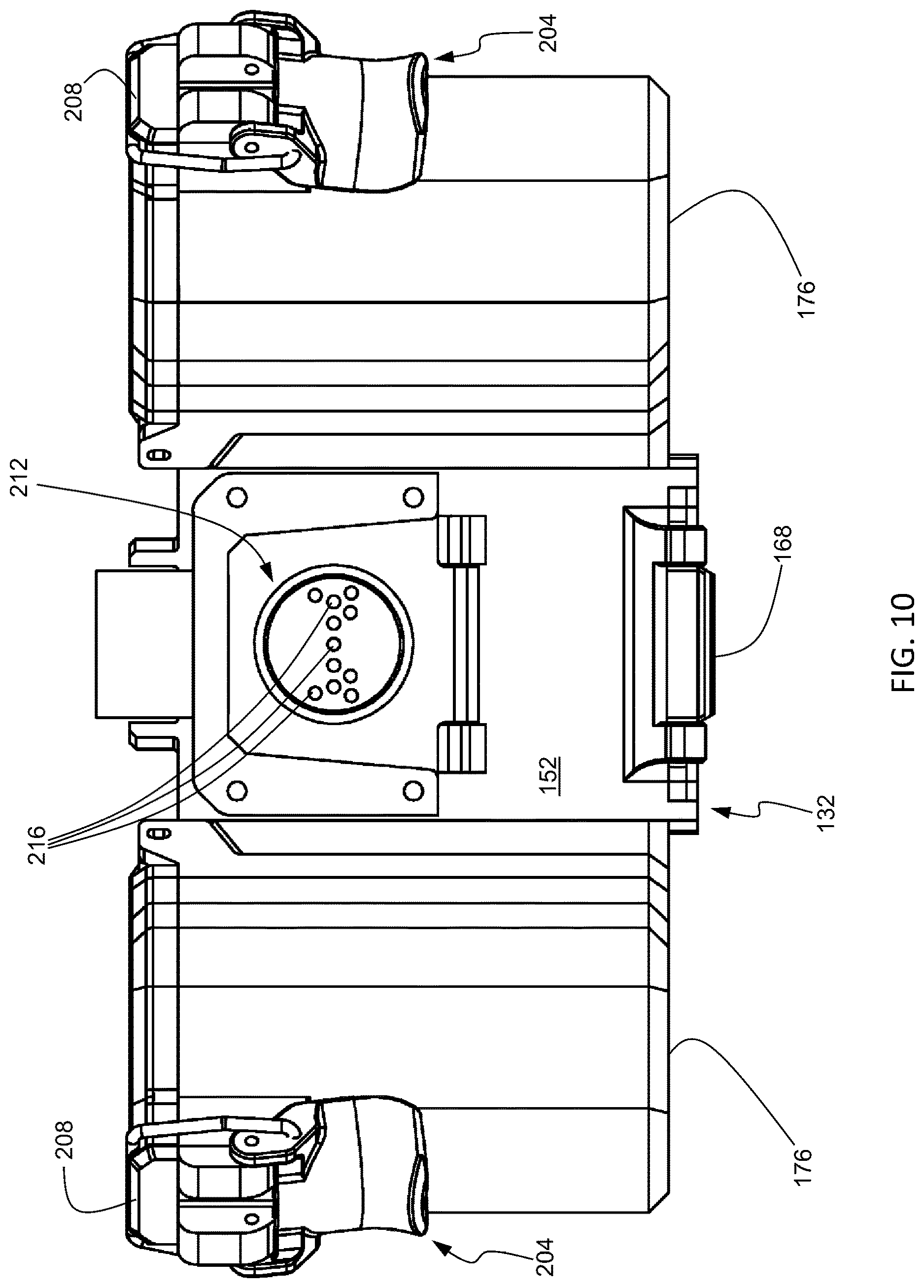 Patent US12616265 Figure 9 – Bridge link battery system for helmet mount assembly