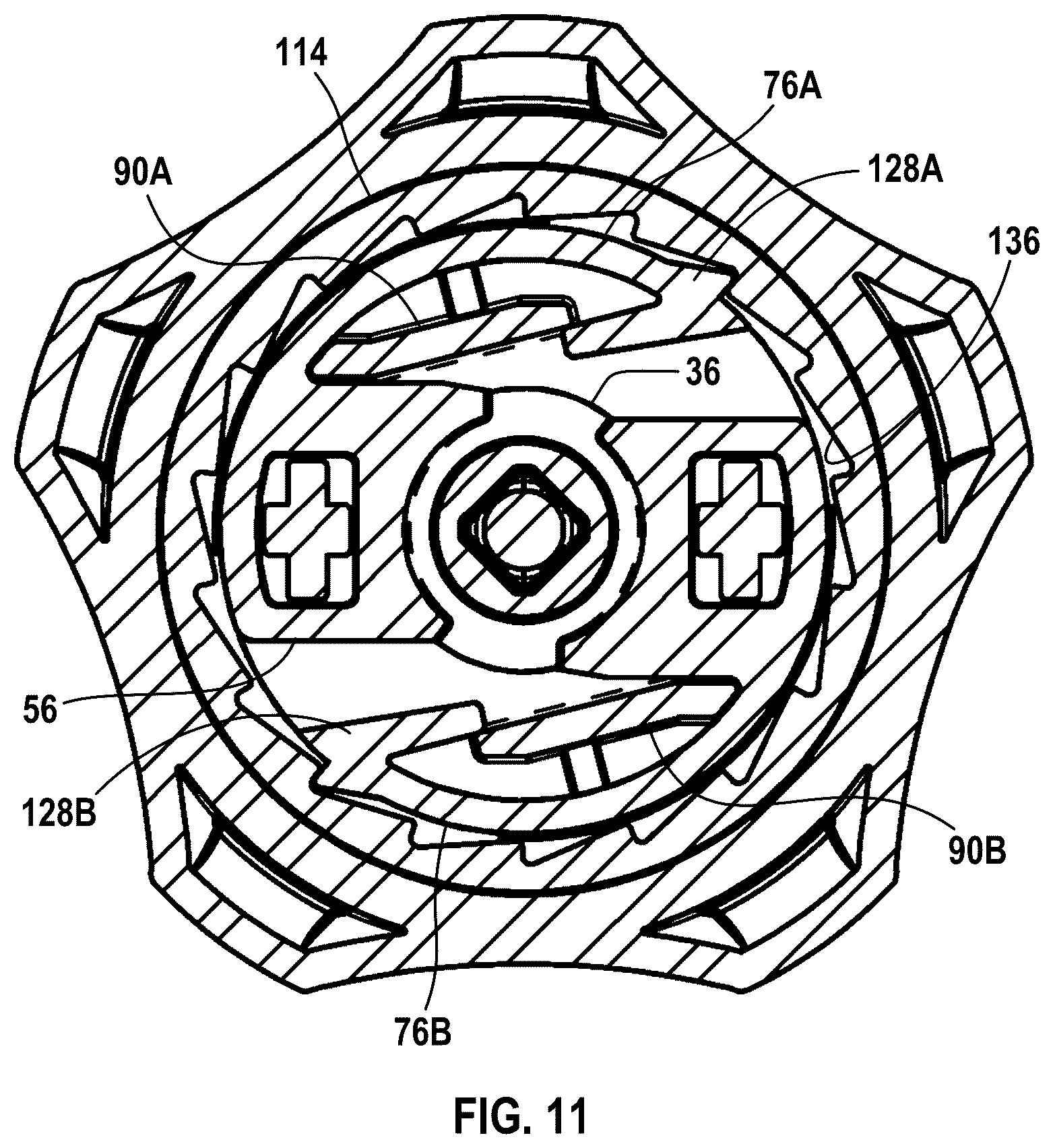 Patent US12616266 Figure 4 – Quick-release headband ratchet mechanism
