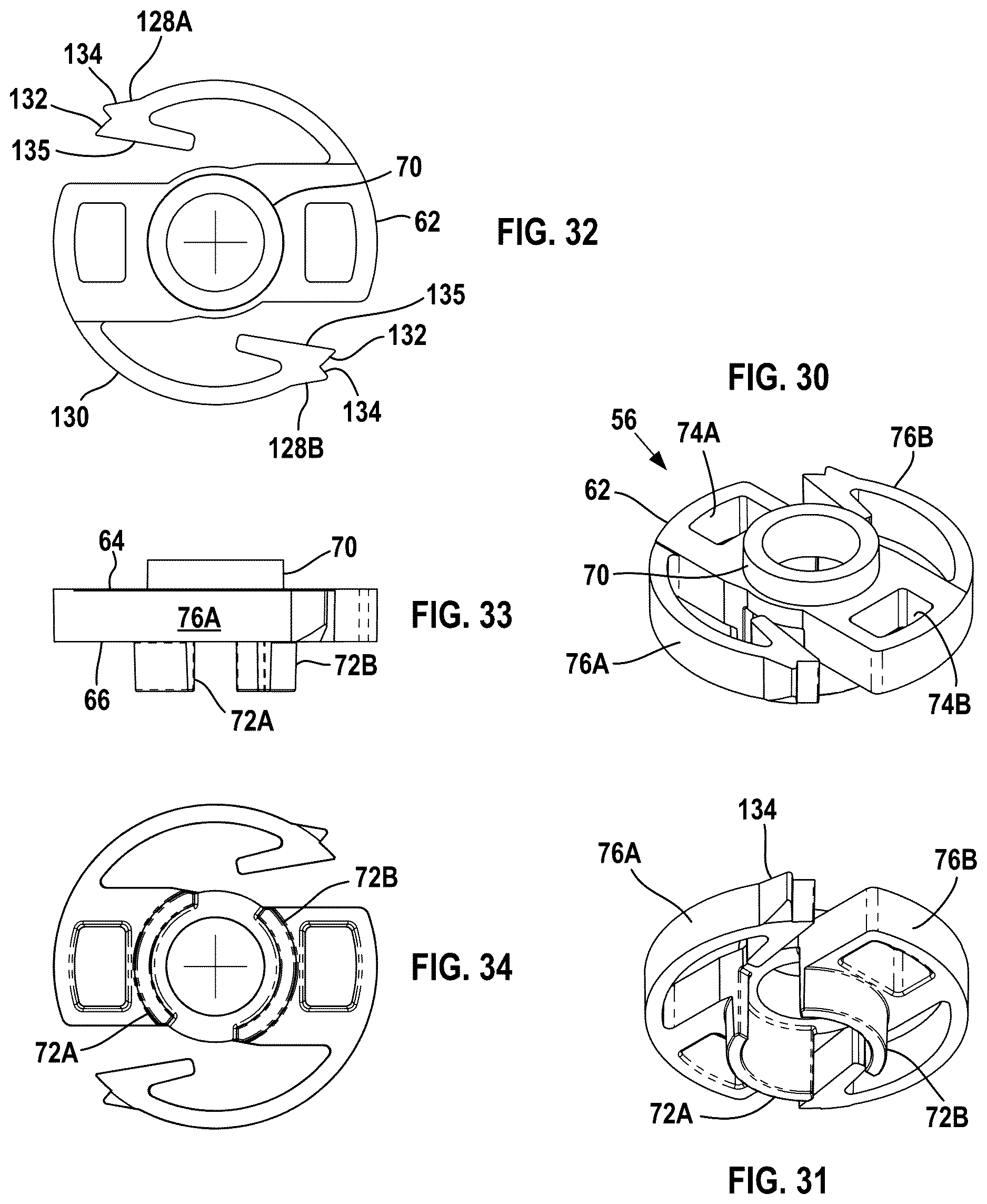Patent US12616266 Figure 10 – Quick-release headband ratchet mechanism
