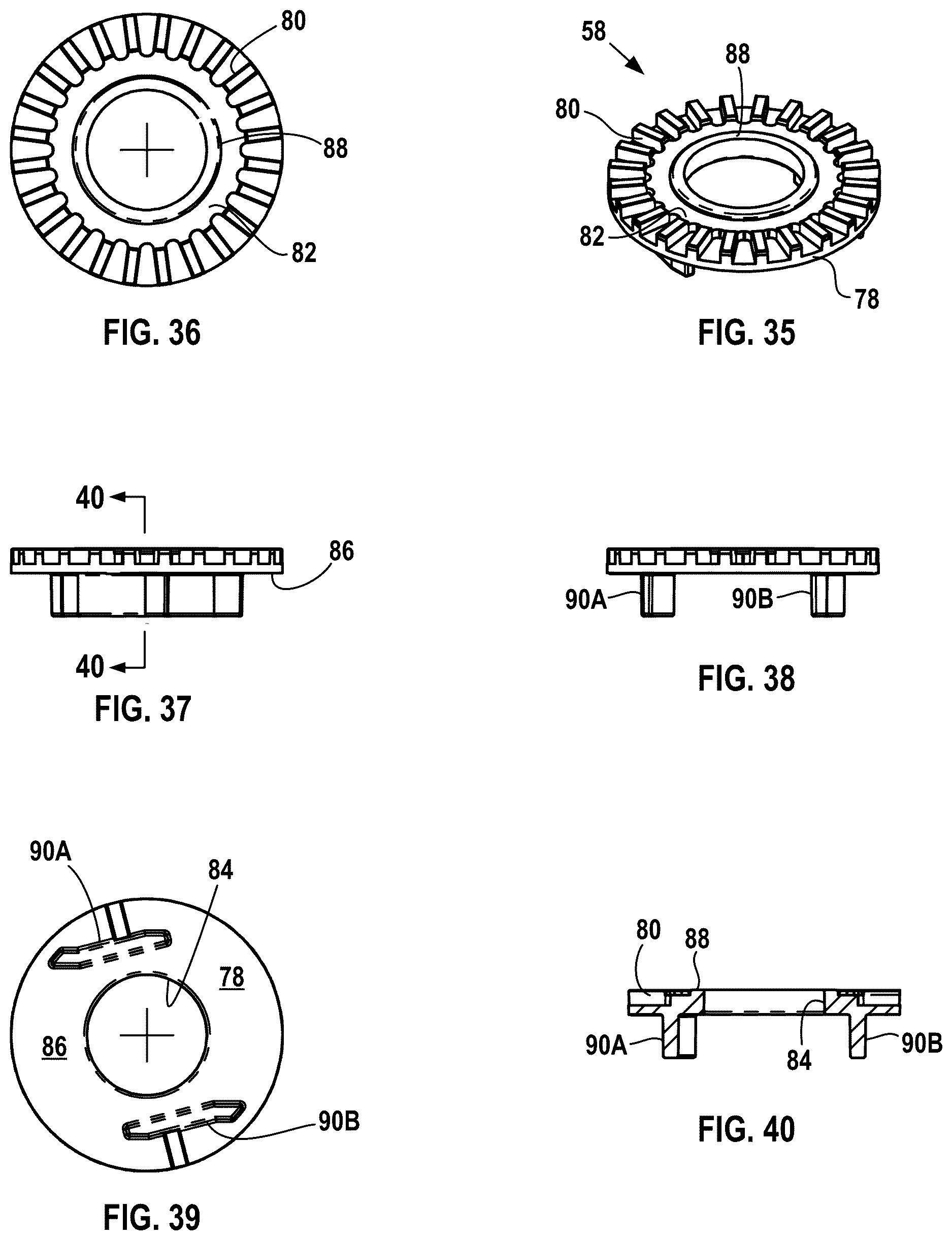 Patent US12616266 Figure 11 – Quick-release headband ratchet mechanism