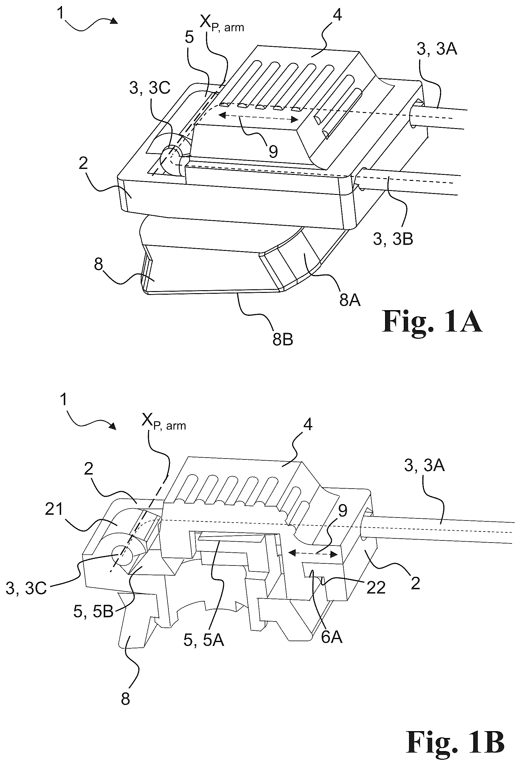 Patent US12616267 Figure 1 – Joint assembly for a helmet system