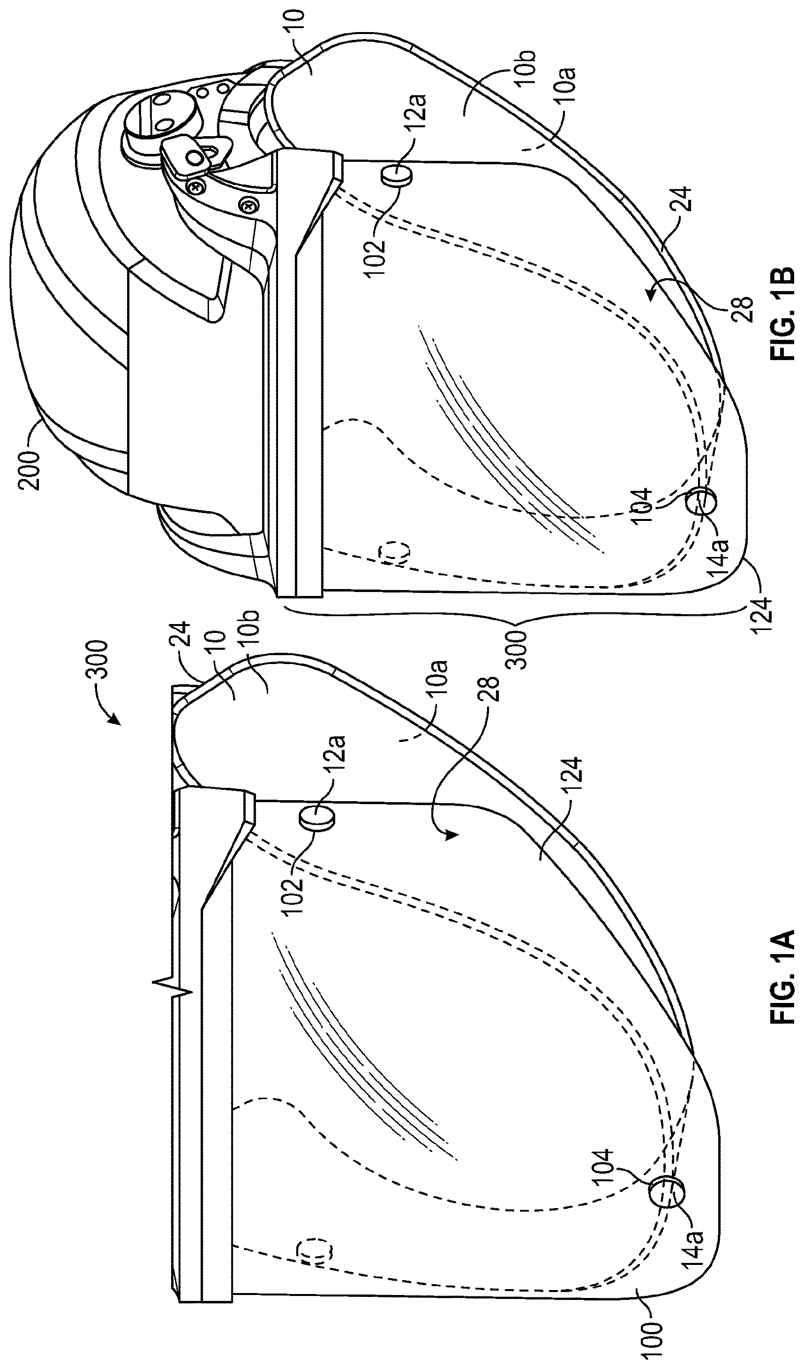 Patent US12616268 Figure 1 – Chin protector, assembly and kit of parts therewith and method of retrofitting a chin protector