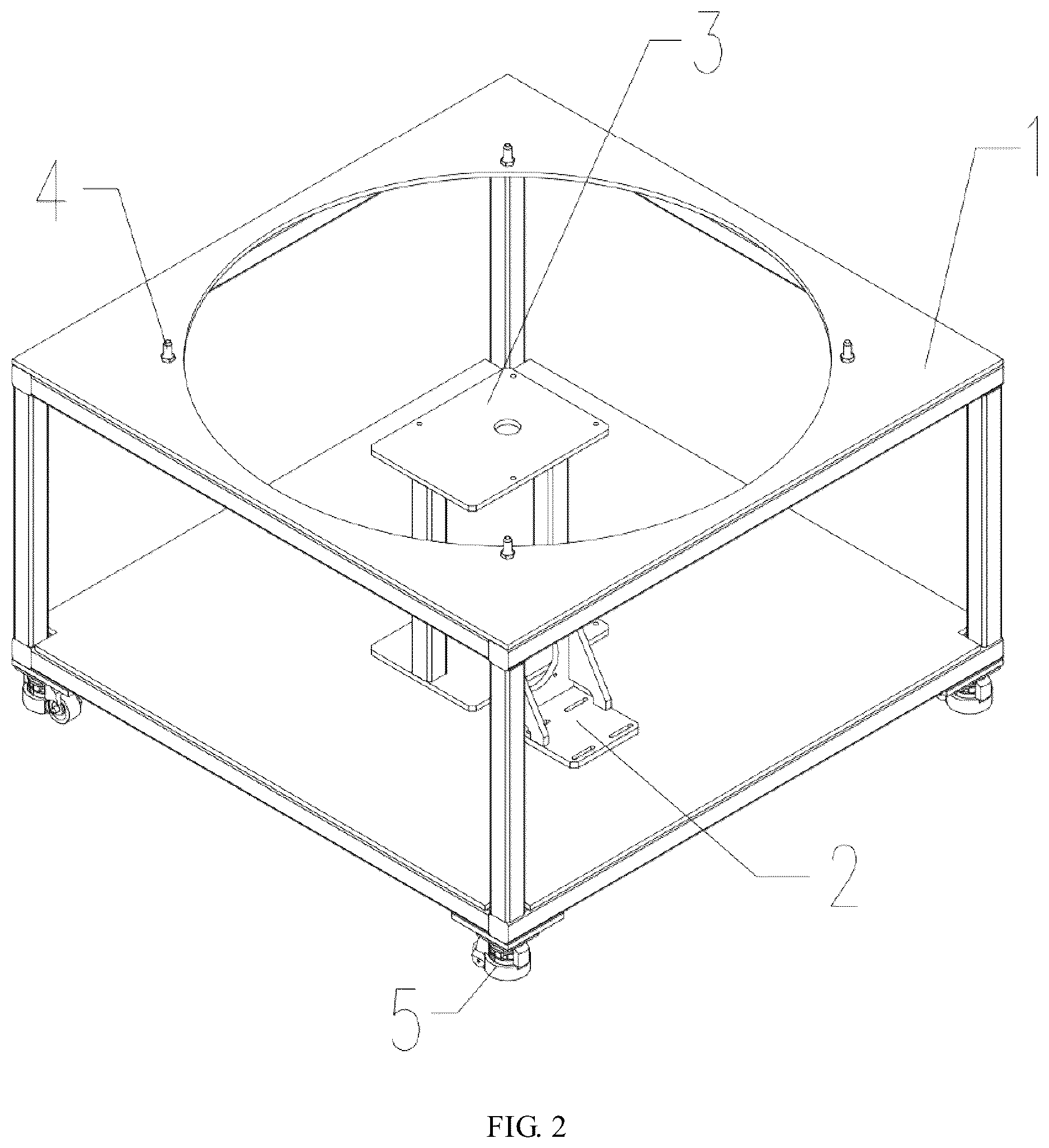 Patent US12616269 Figure 2 – Multi-station rotating hat ironing machine for hat making industry