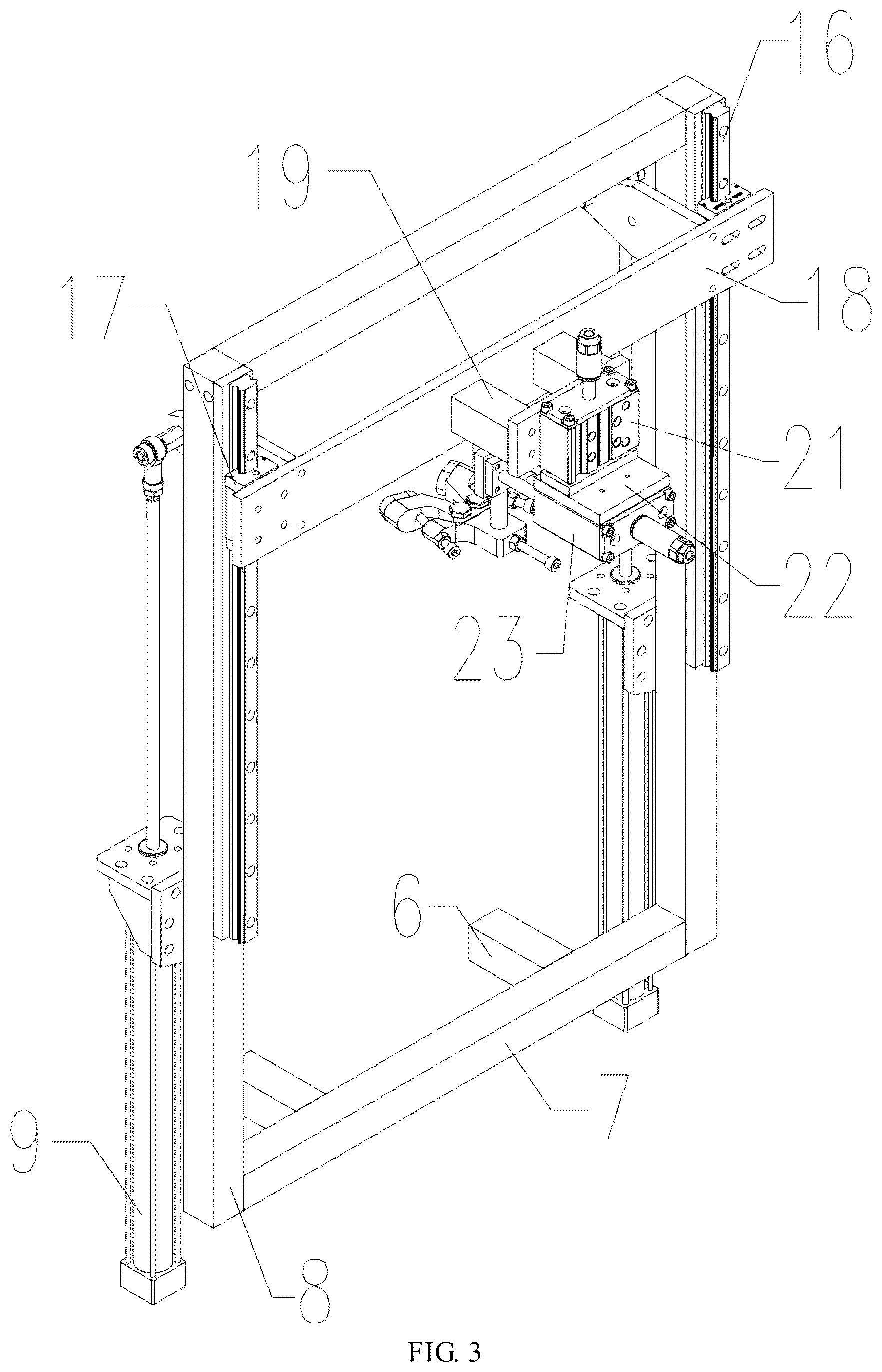 Patent US12616269 Figure 3 – Multi-station rotating hat ironing machine for hat making industry
