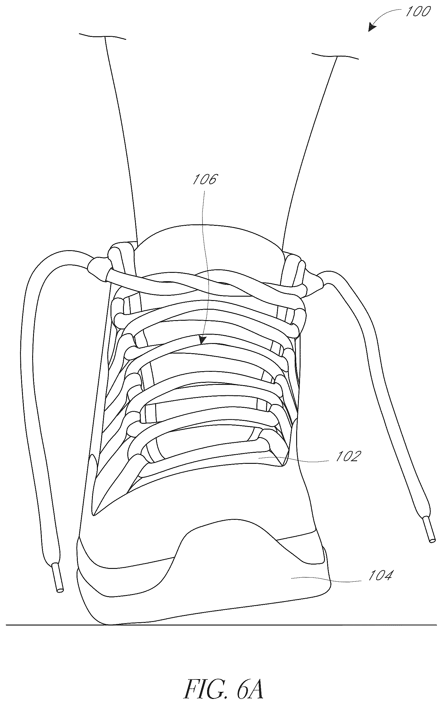 Patent US12616273 Figure 6 – Shoe with improved stability