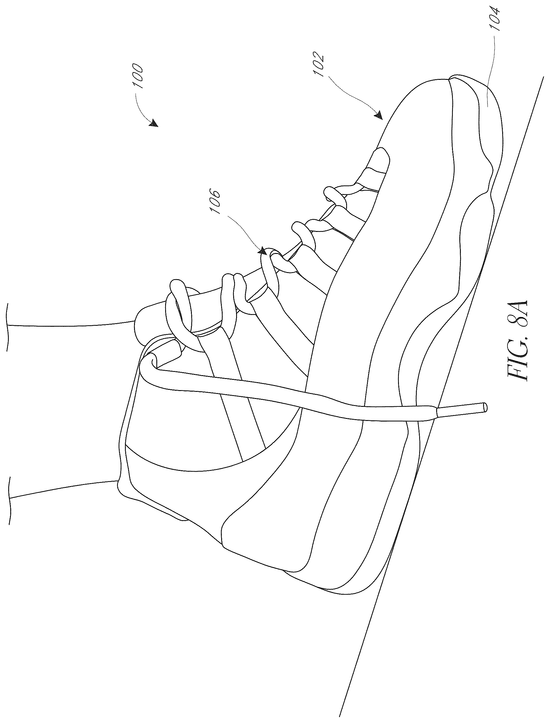 Patent US12616273 Figure 10 – Shoe with improved stability