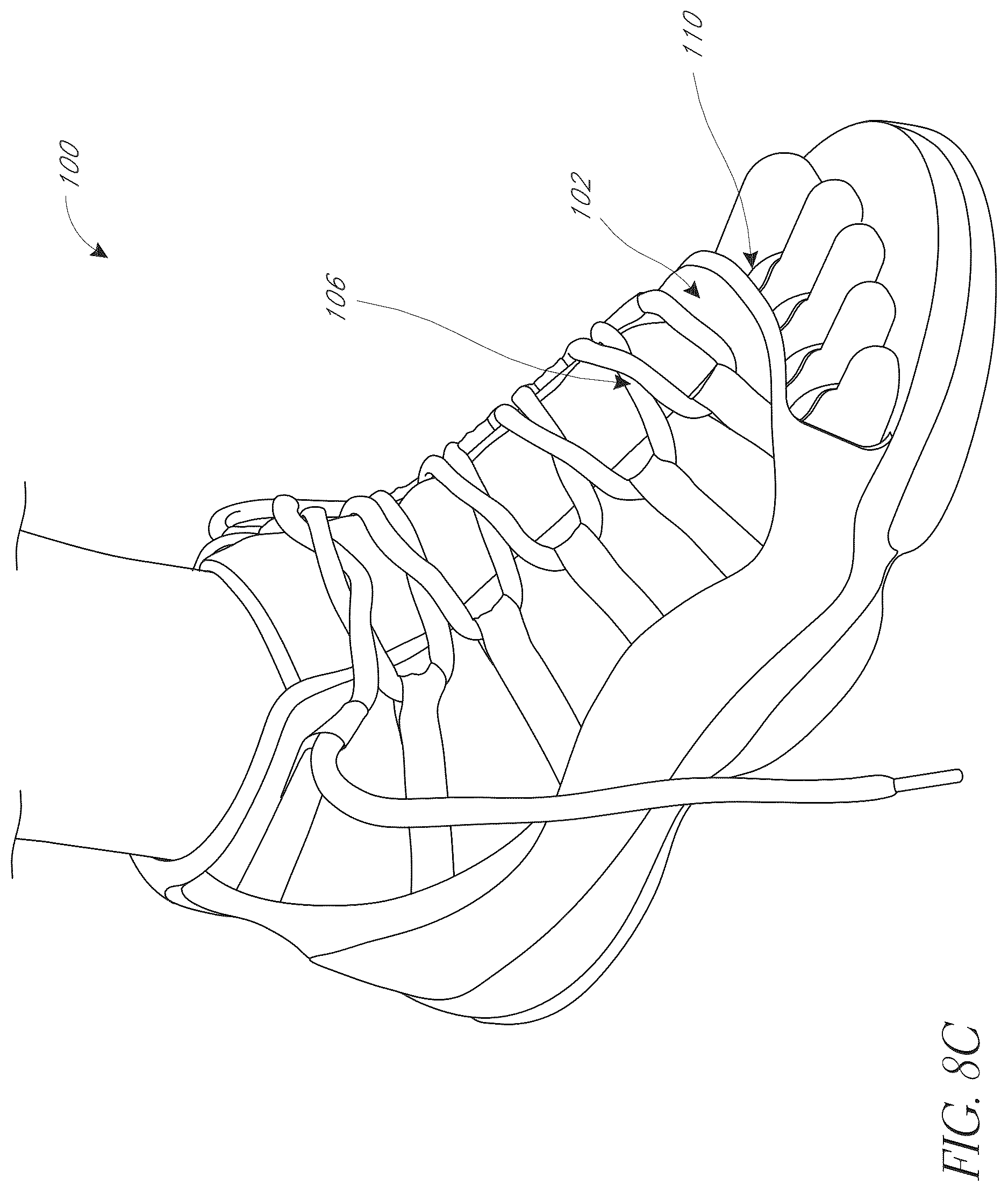 Patent US12616273 Figure 12 – Shoe with improved stability