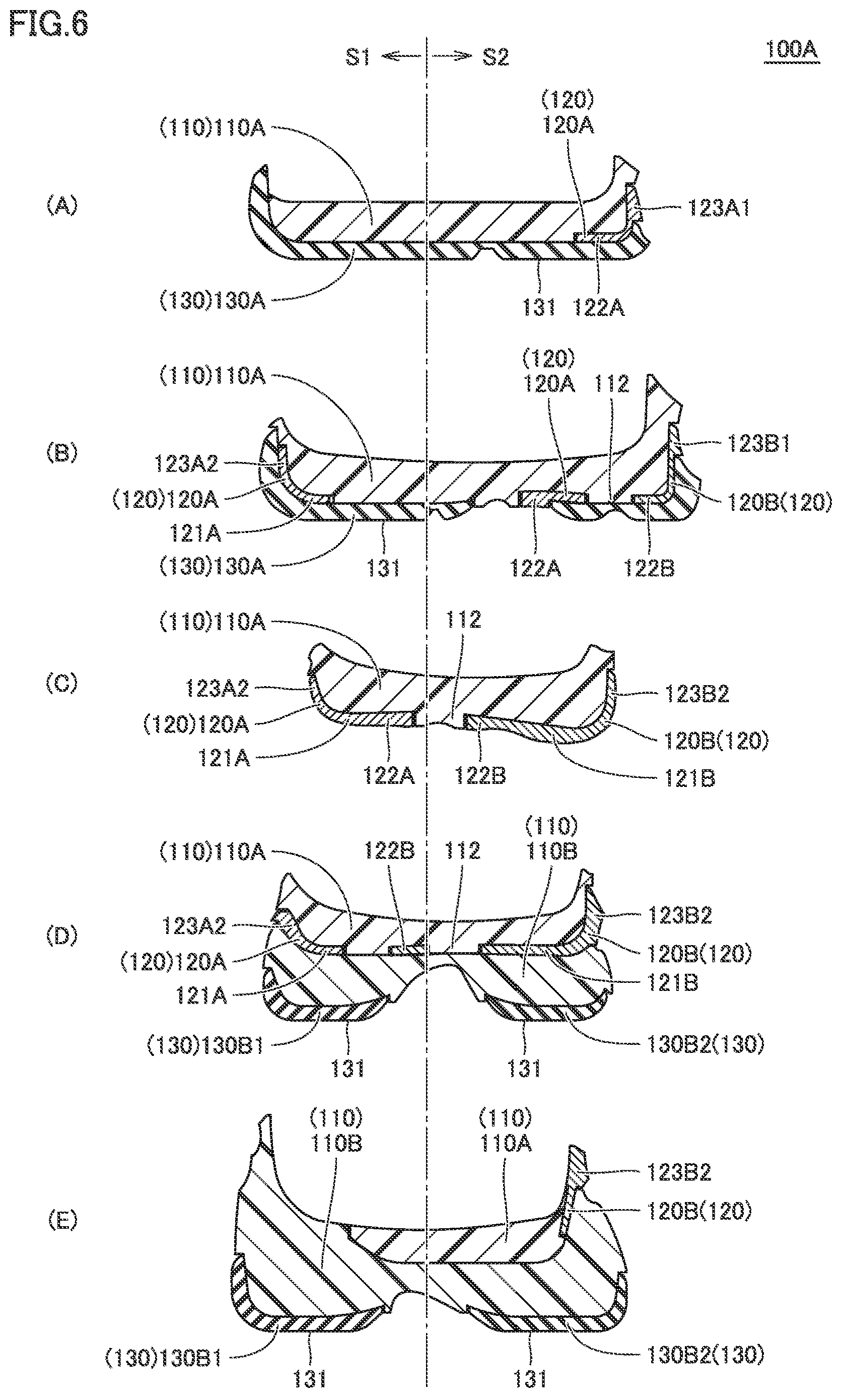 Patent US12616276 Figure 6 – Shoe sole and shoe