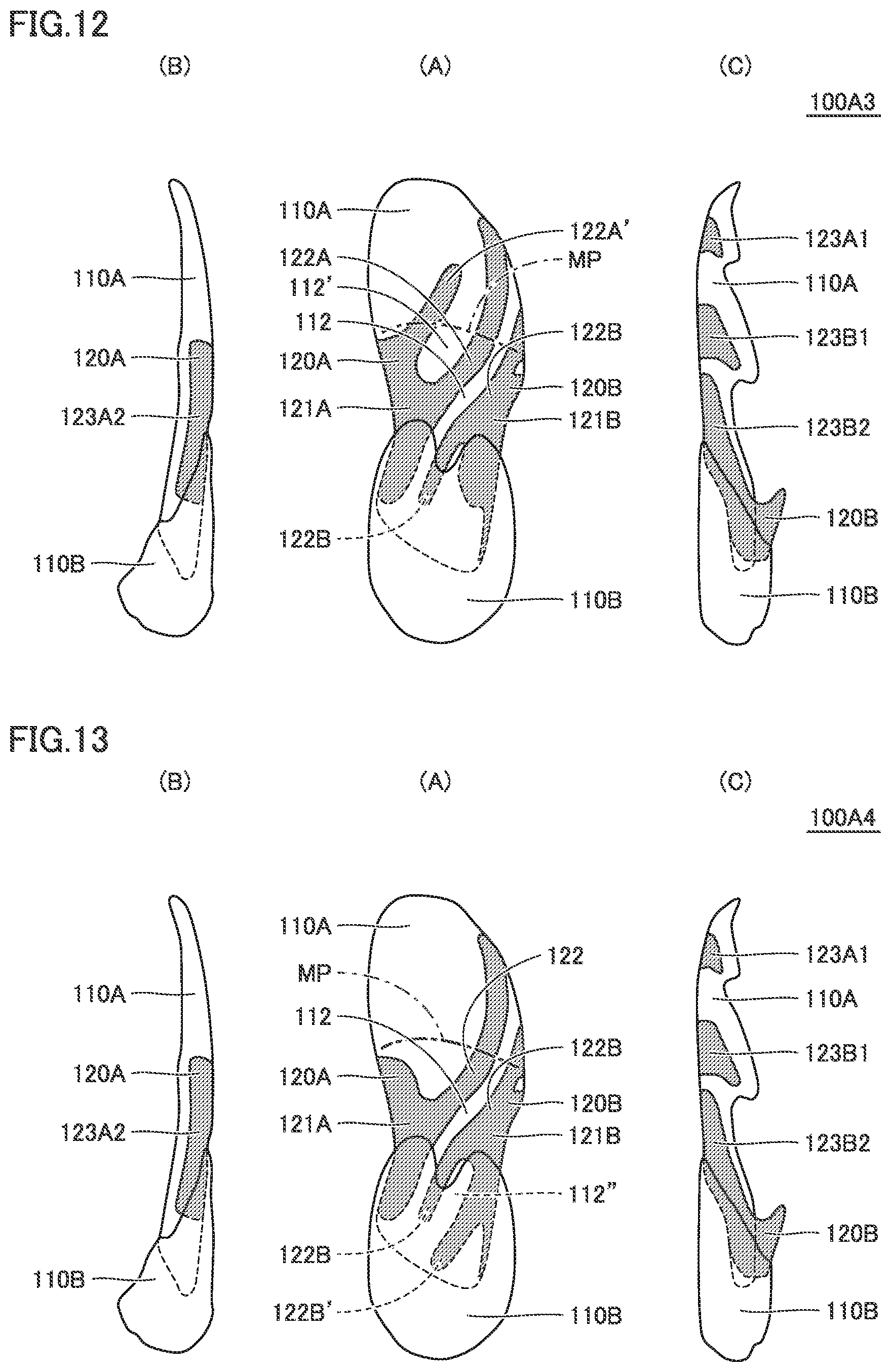 Patent US12616276 Figure 11 – Shoe sole and shoe