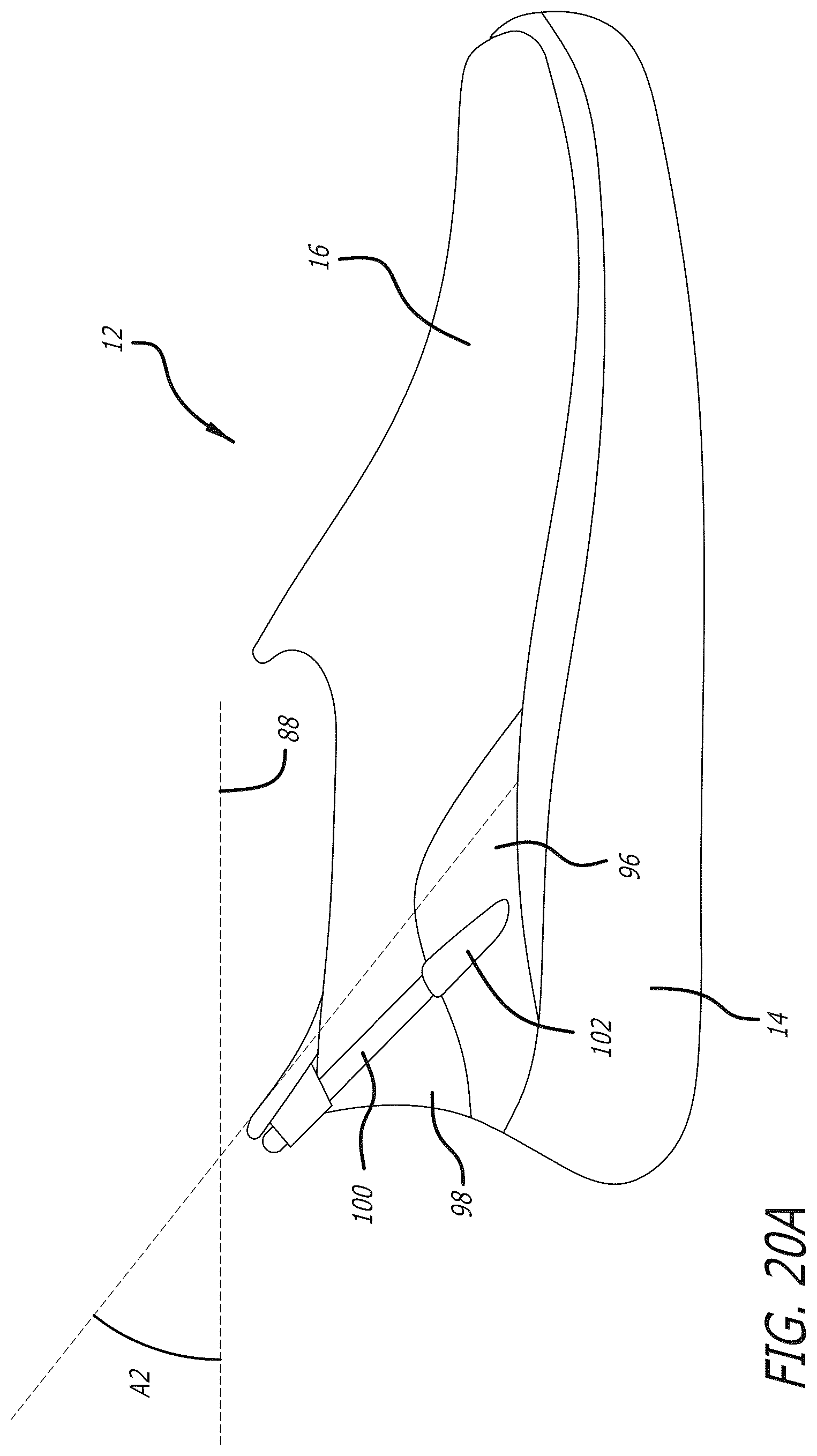 Patent US12616277 Figure 14 – Footwear heel counter for easier foot entry or removal