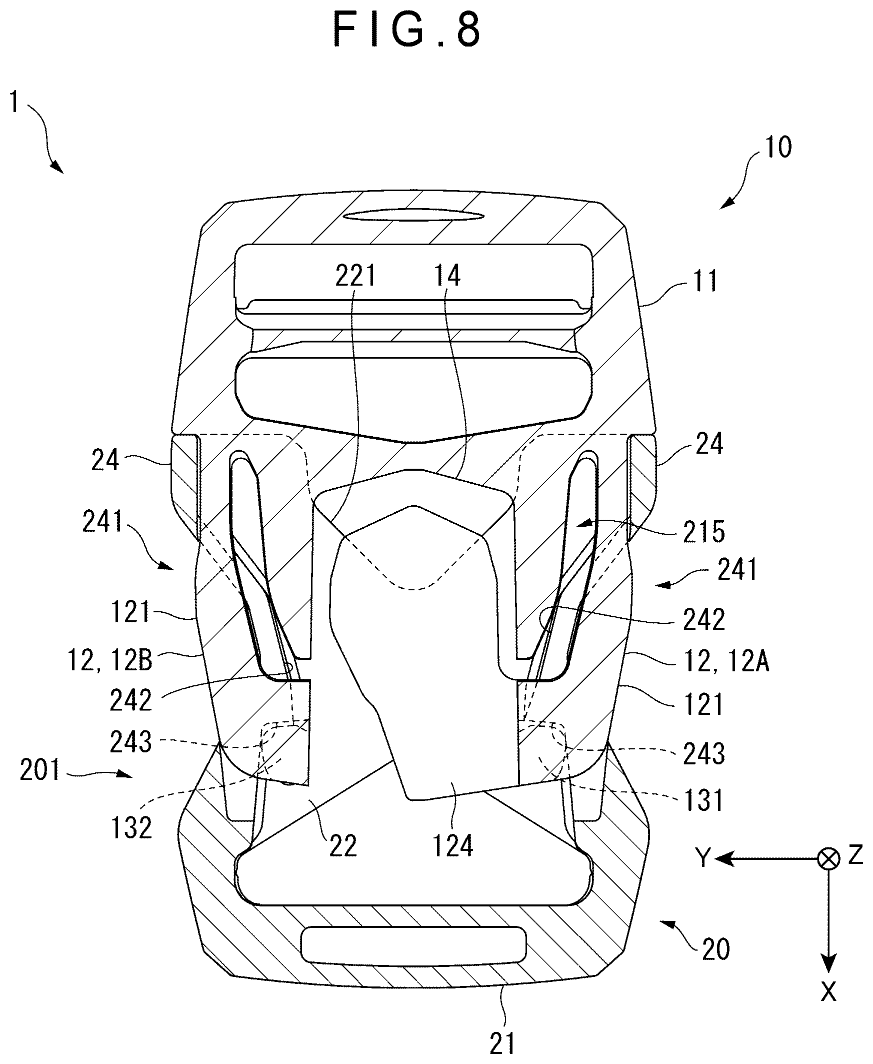 Patent US12616278 Figure 8 – Plug and buckle