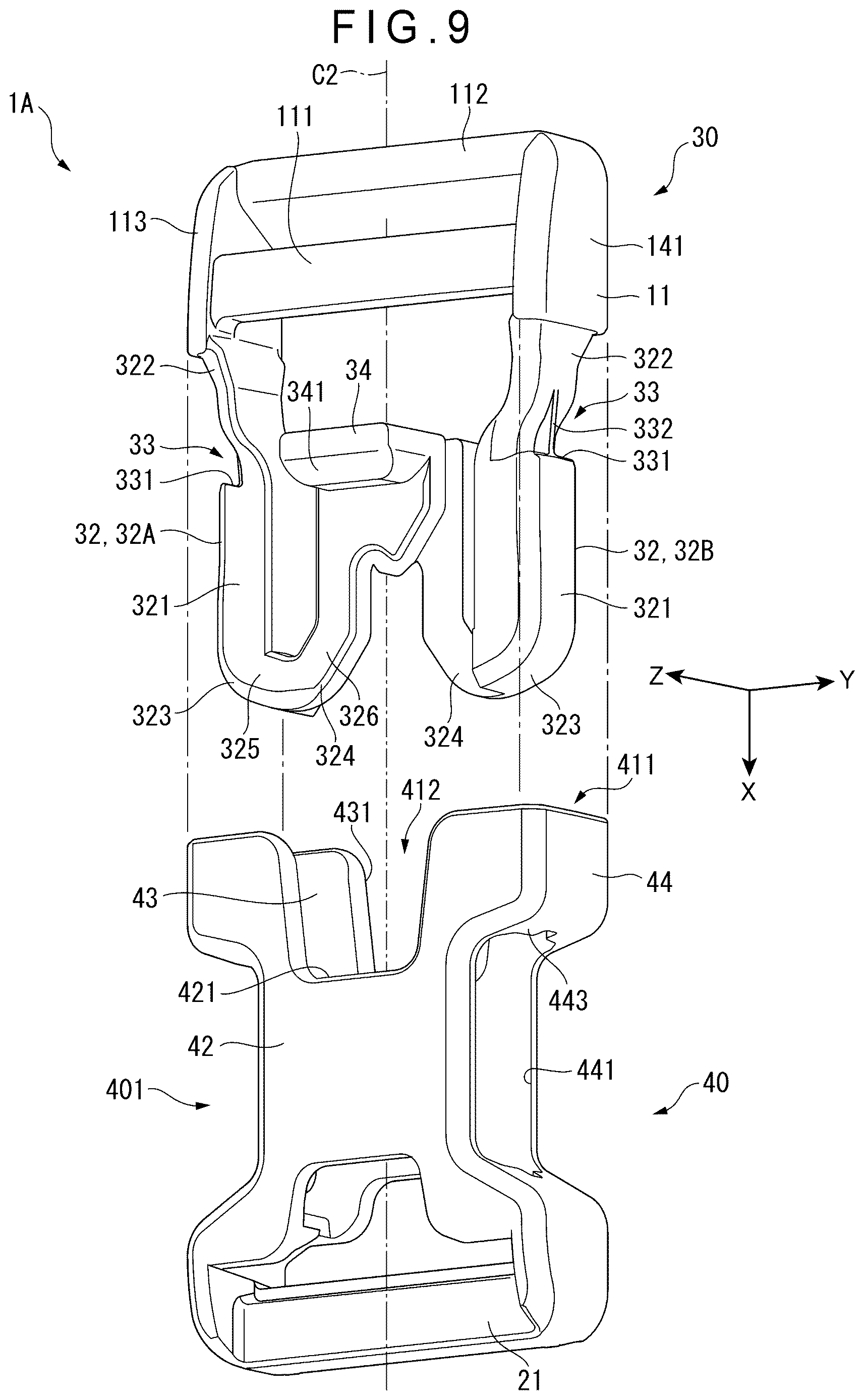 Patent US12616278 Figure 9 – Plug and buckle