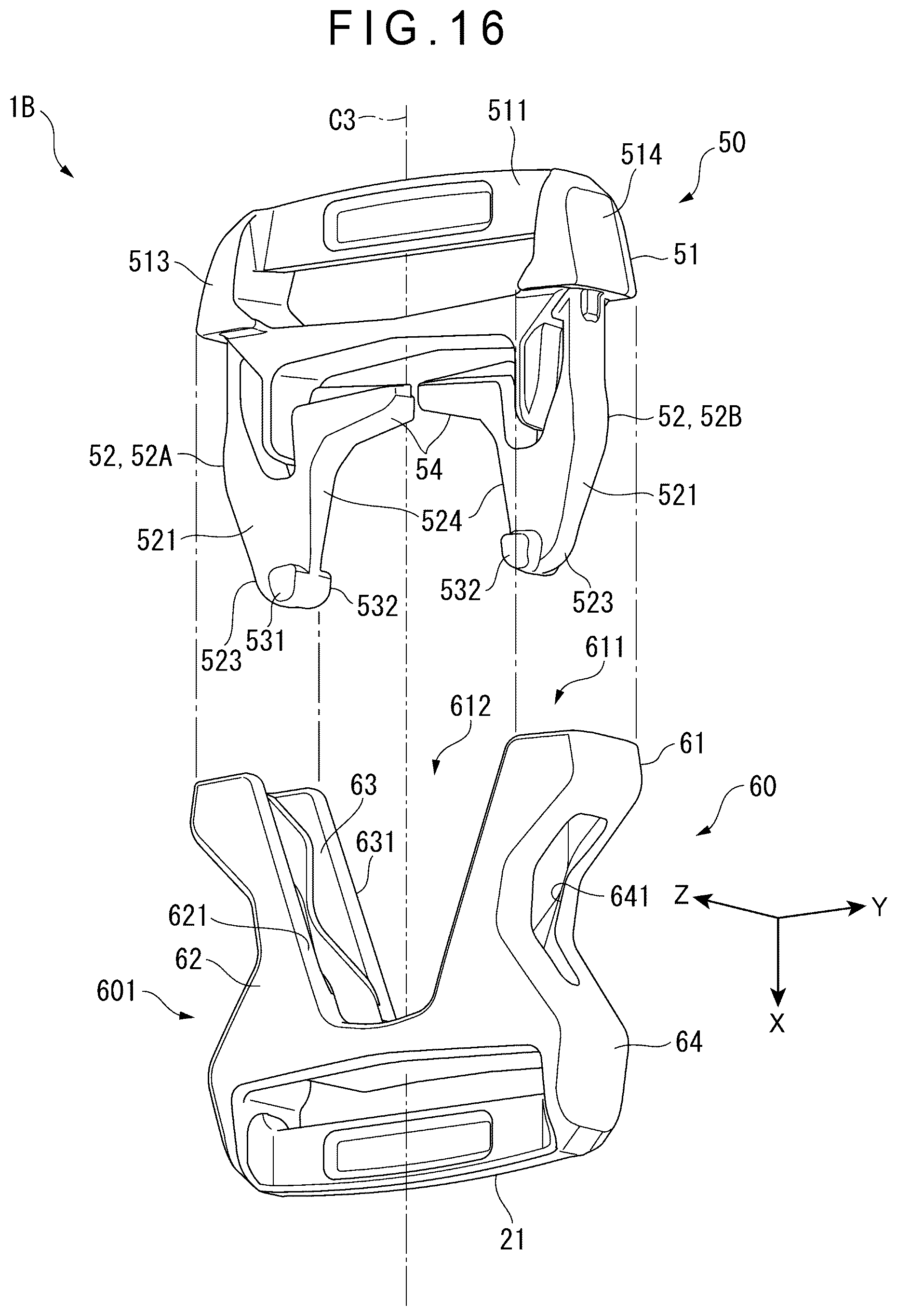 Patent US12616278 Figure 16 – Plug and buckle