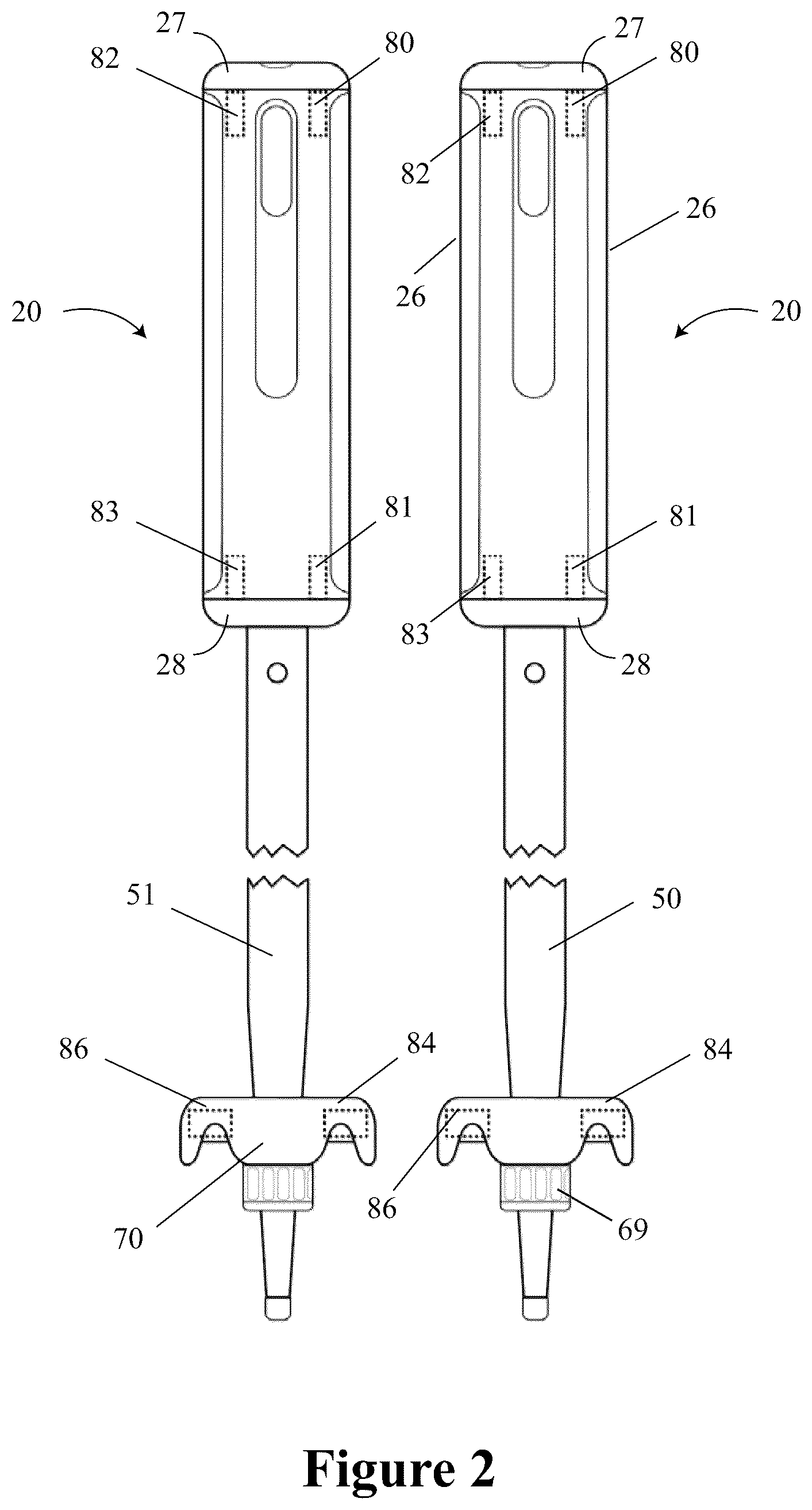 Patent US12616283 Figure 2 – Magnetic modular ski poles