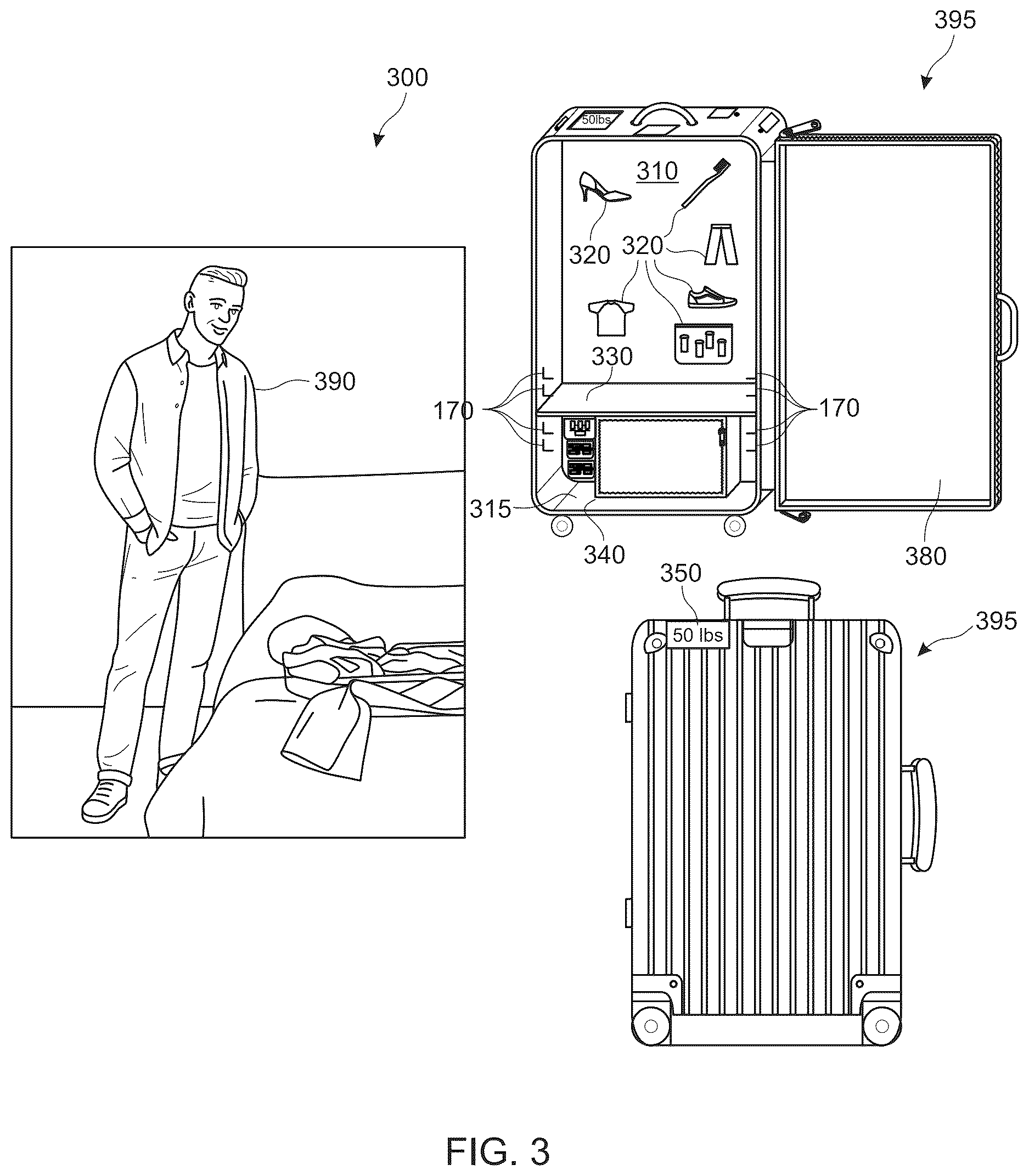 Patent US12616286 Figure 3 – Augmented-capacity container