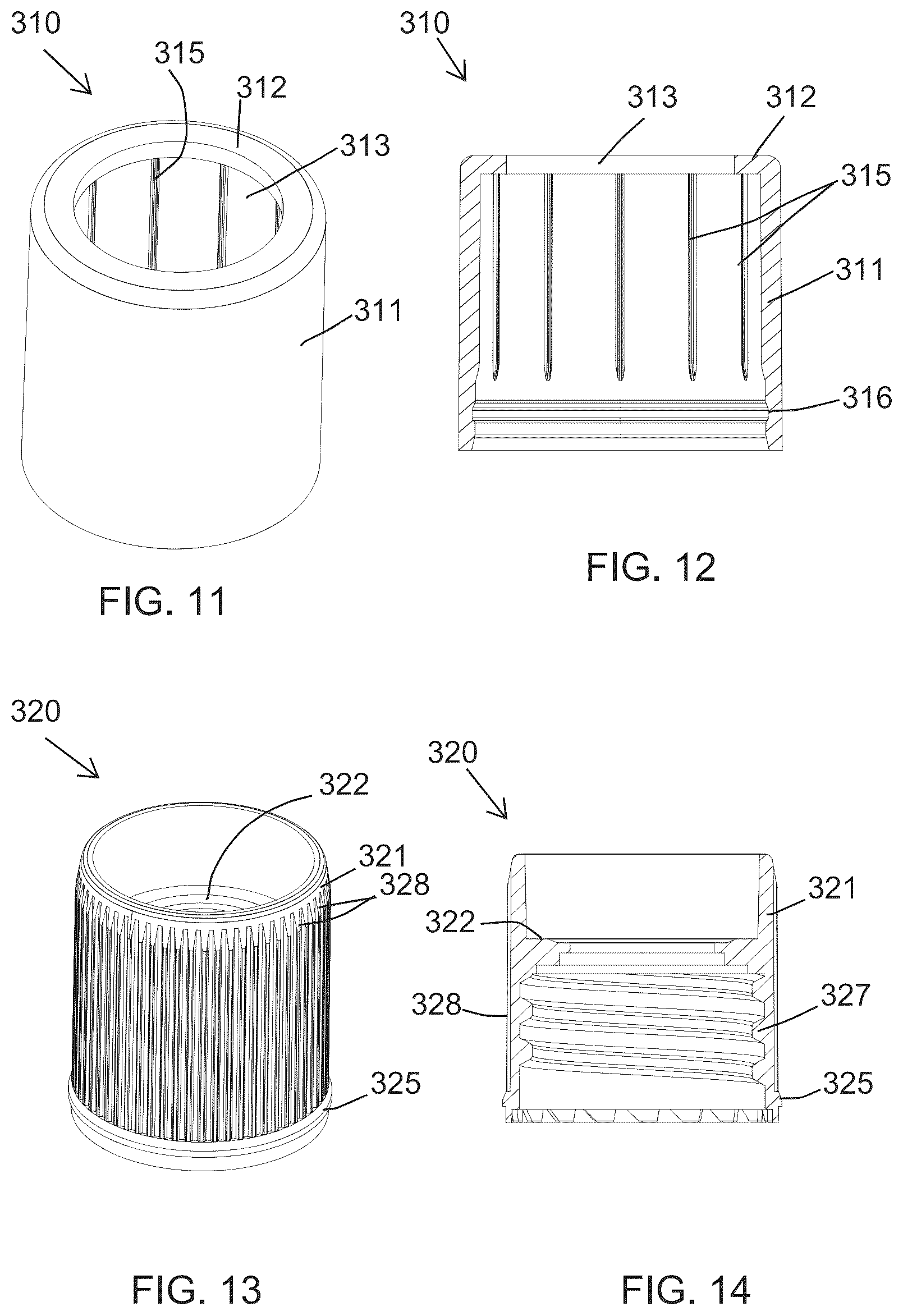 Patent US12616289 Figure 6 – Cosmetic package with dual dispensing of a fluid product