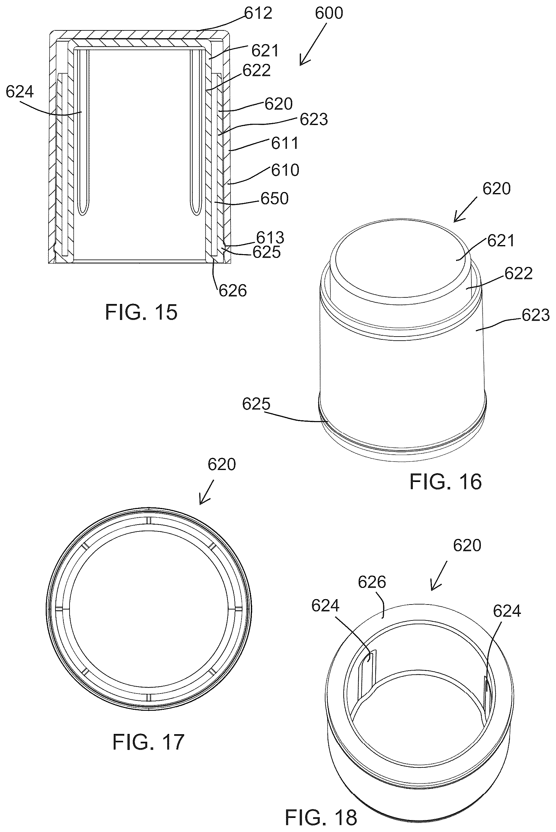 Patent US12616289 Figure 7 – Cosmetic package with dual dispensing of a fluid product