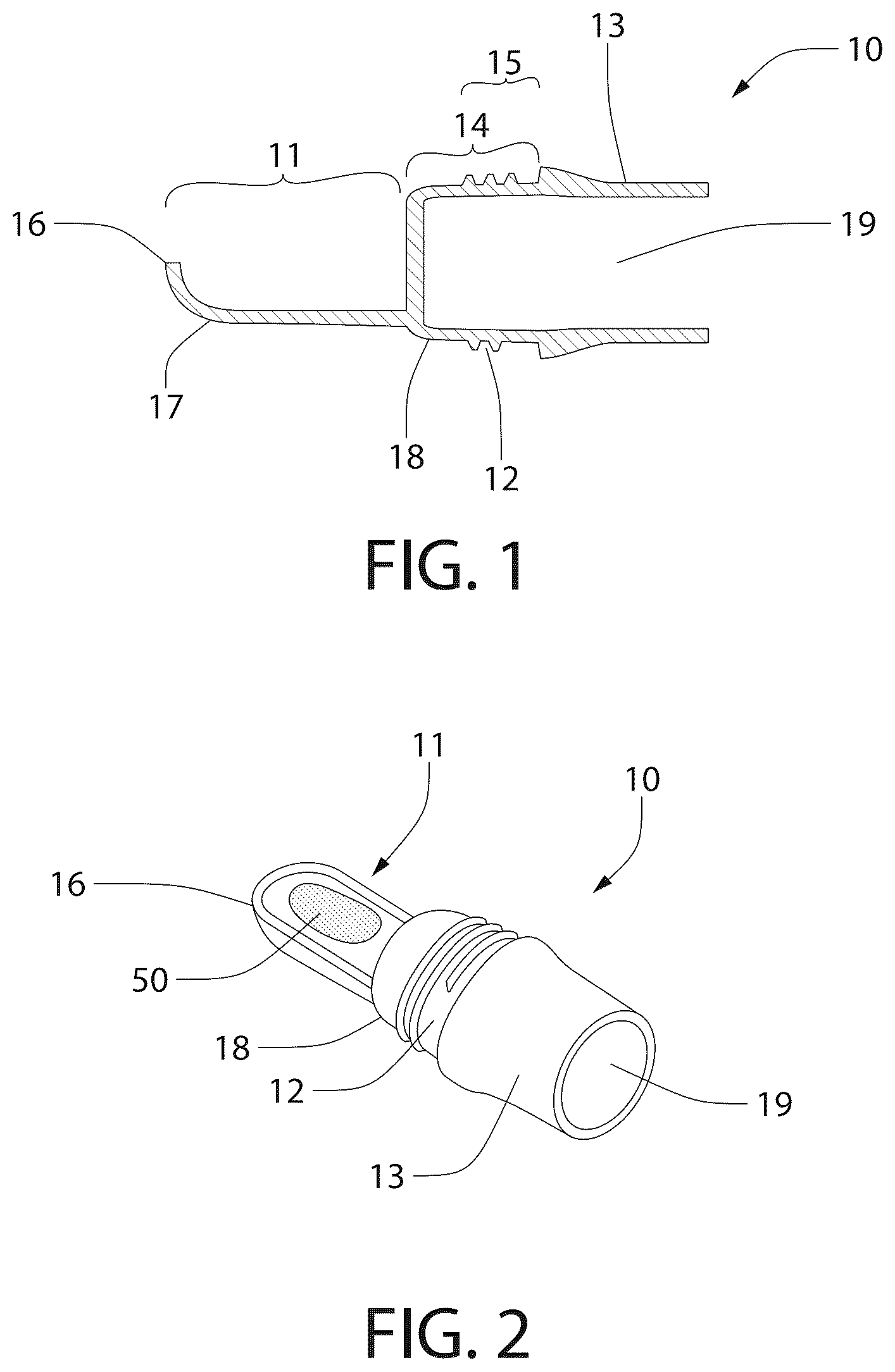 Patent US12616290 — Device for hygienically packaging, for transporting, and for storing a cosmetic product — Figure 1