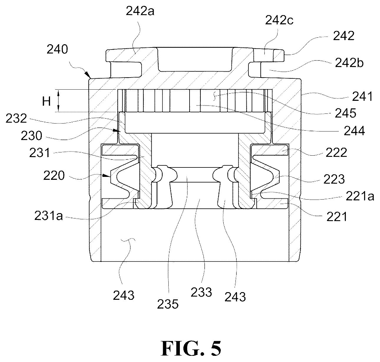 Patent US12616291 Figure 5 – Refillable stick-type content container
