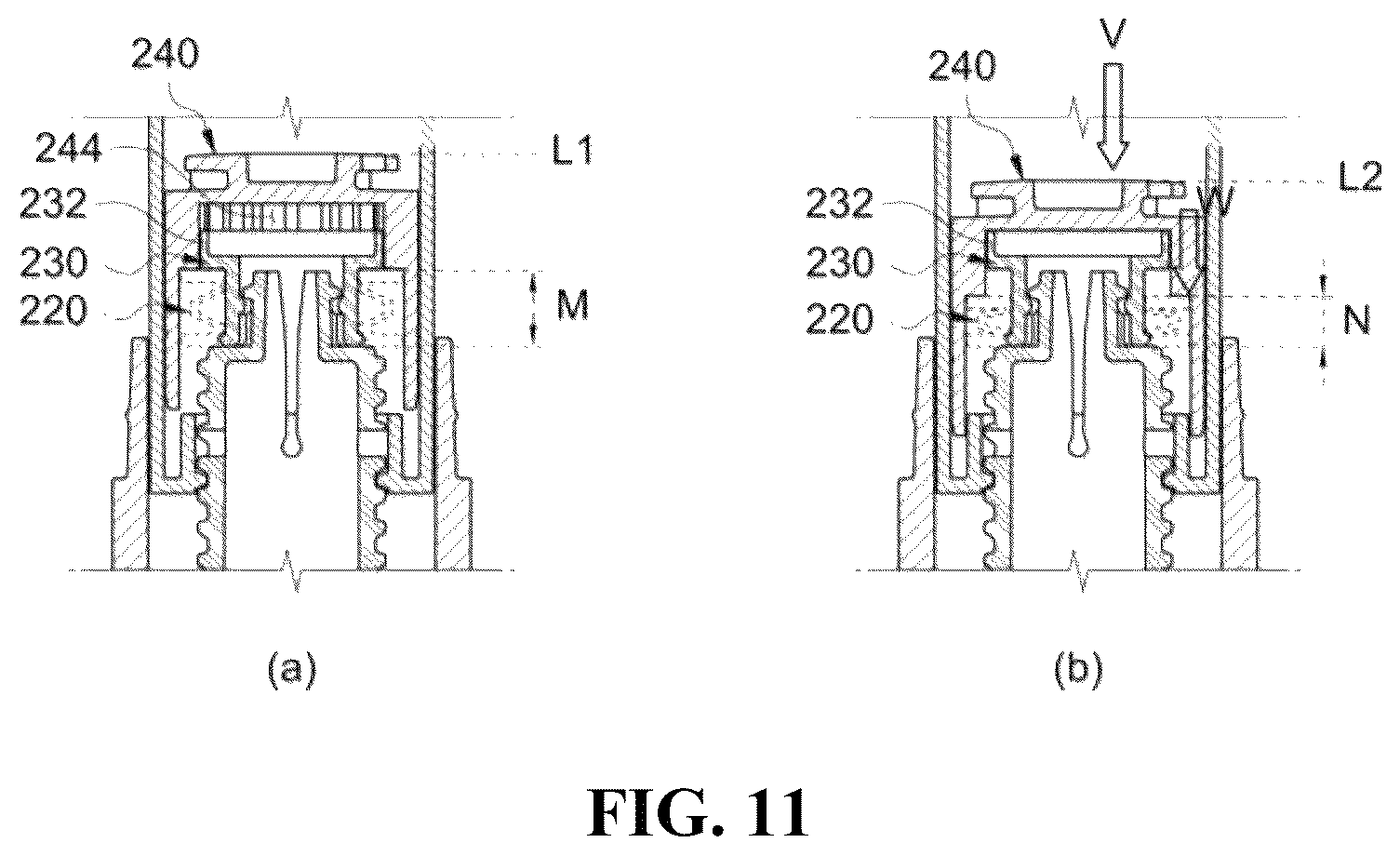 Patent US12616291 Figure 11 – Refillable stick-type content container