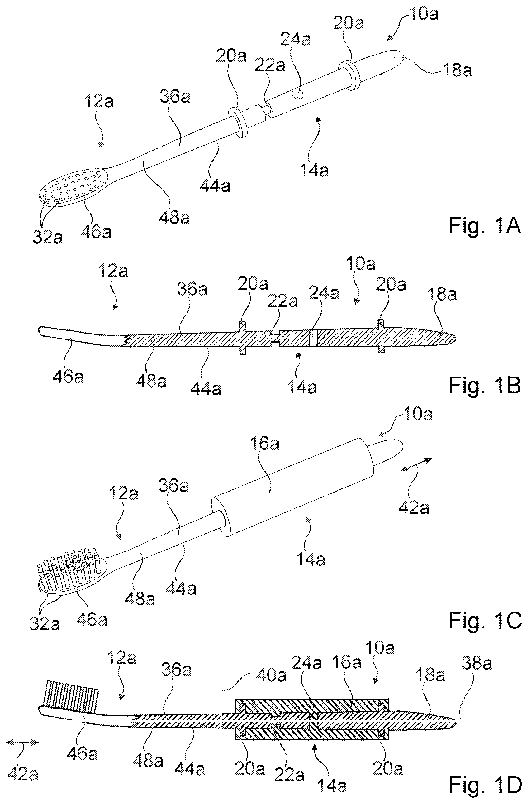 Patent US12616295 Figure 1 – Hygiene product, in particular oral hygiene product