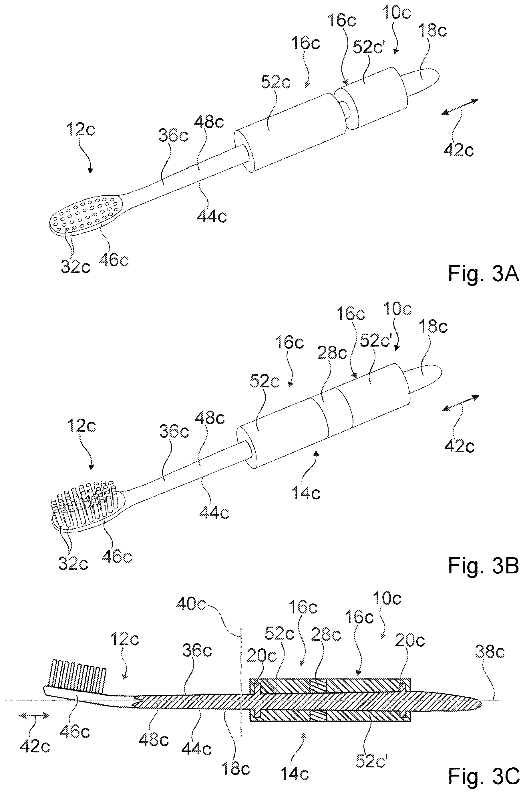 Patent US12616295 Figure 3 – Hygiene product, in particular oral hygiene product