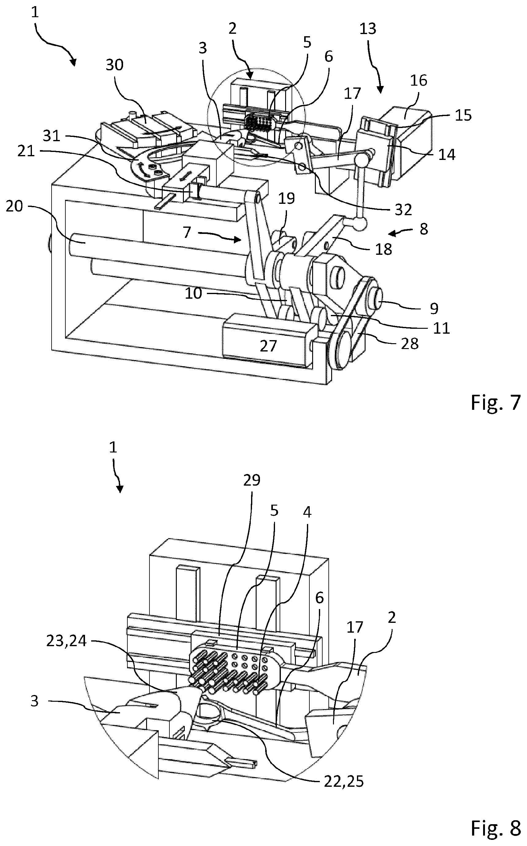 Patent US12616296 Figure 4 – Device for producing bristle products