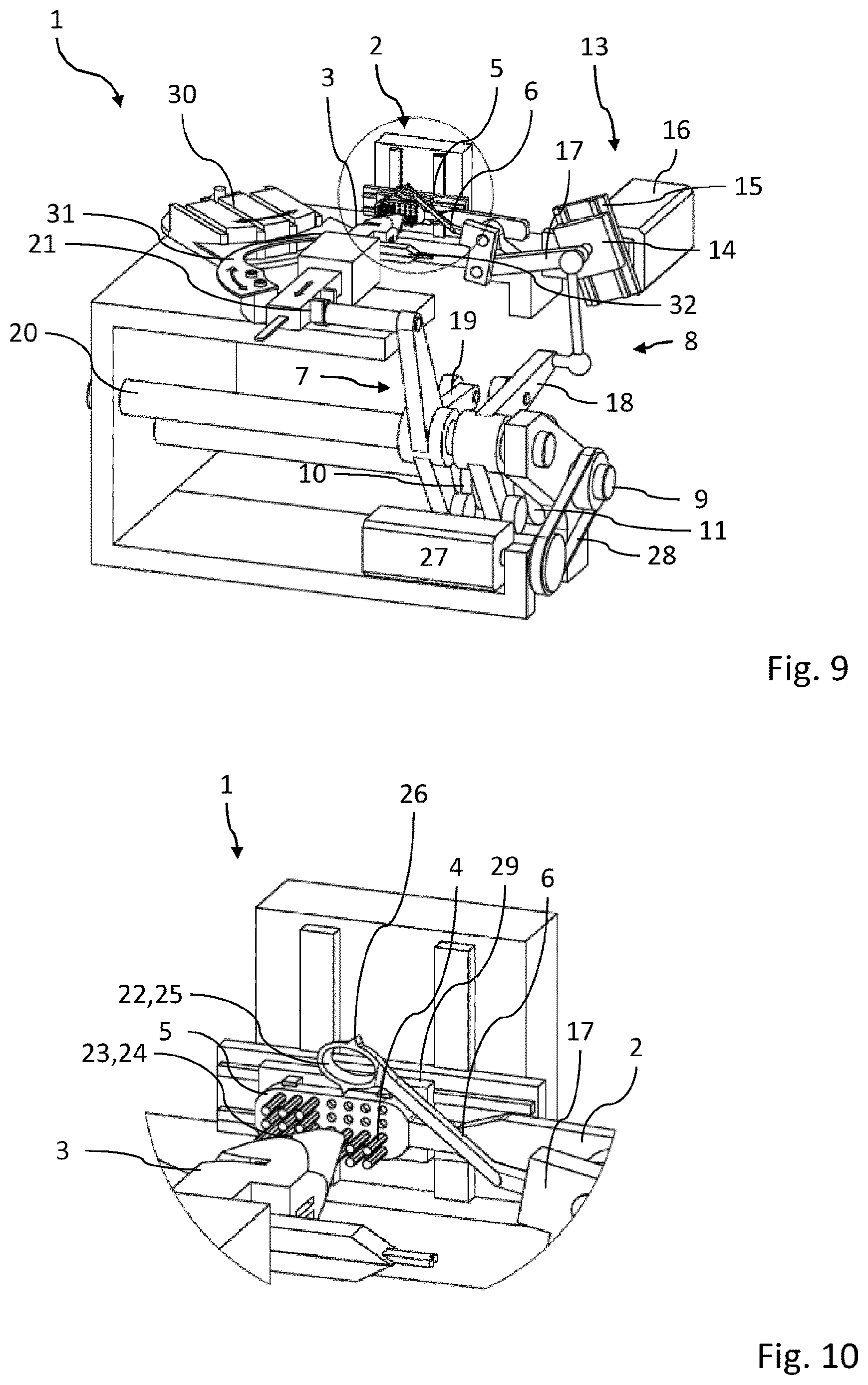 Patent US12616296 Figure 5 – Device for producing bristle products