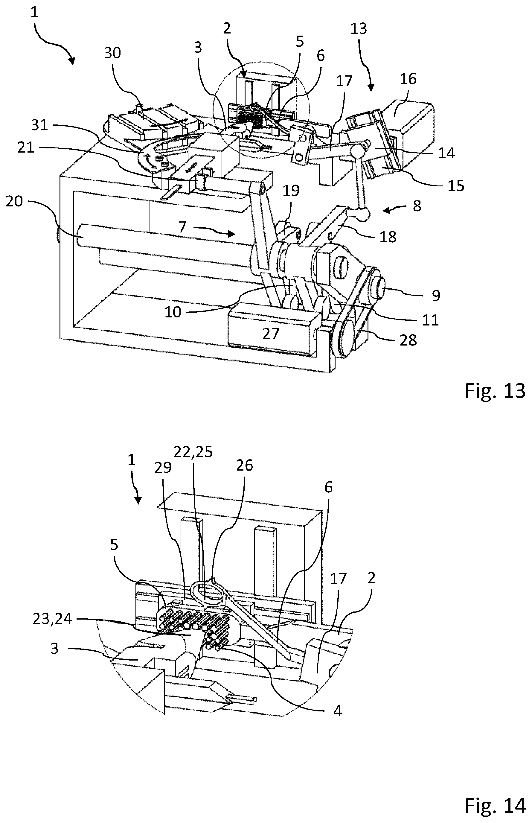 Patent US12616296 Figure 7 – Device for producing bristle products