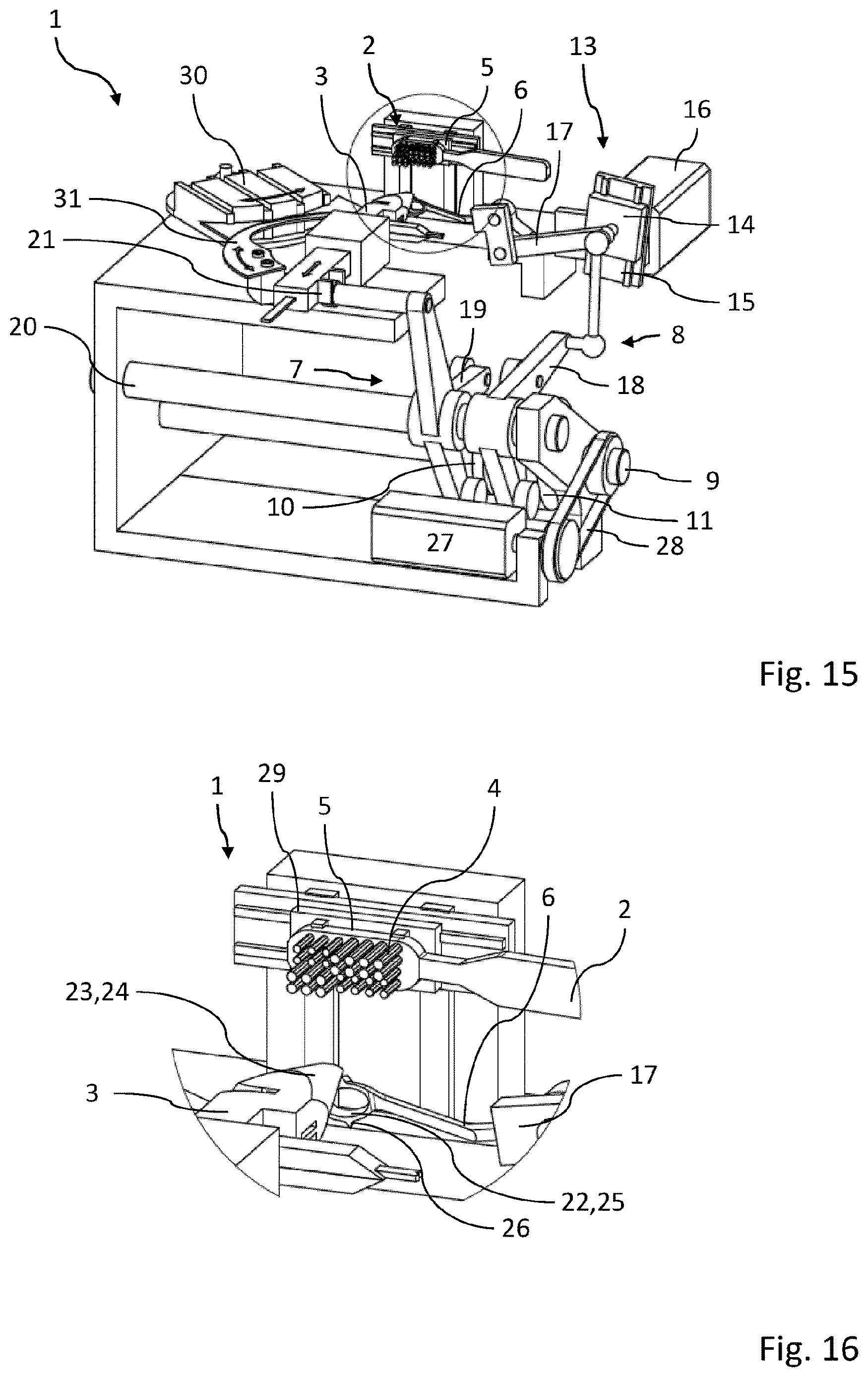 Patent US12616296 Figure 8 – Device for producing bristle products