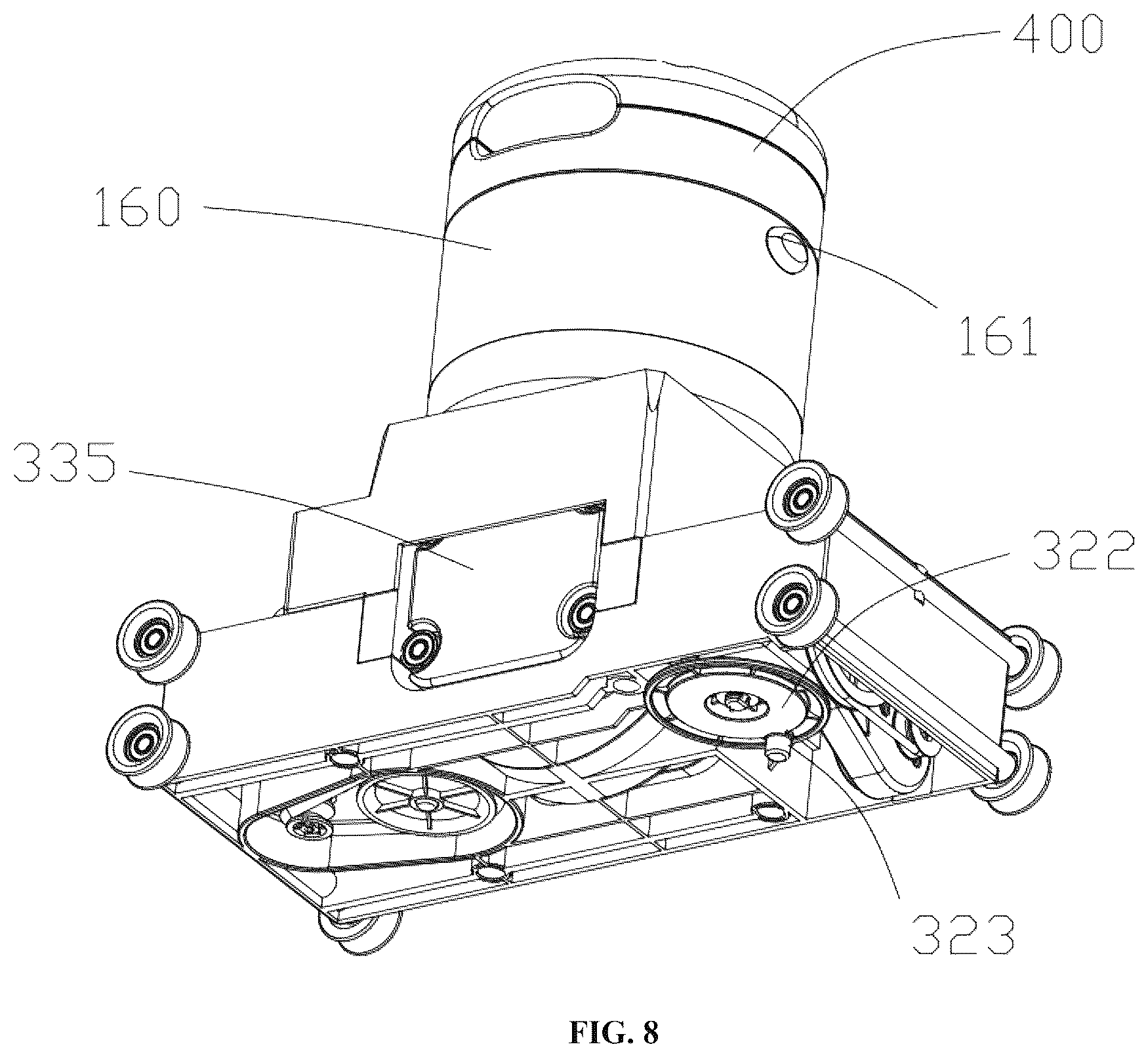 Patent US12616303 Figure 7 – Multidimensional rocking chair