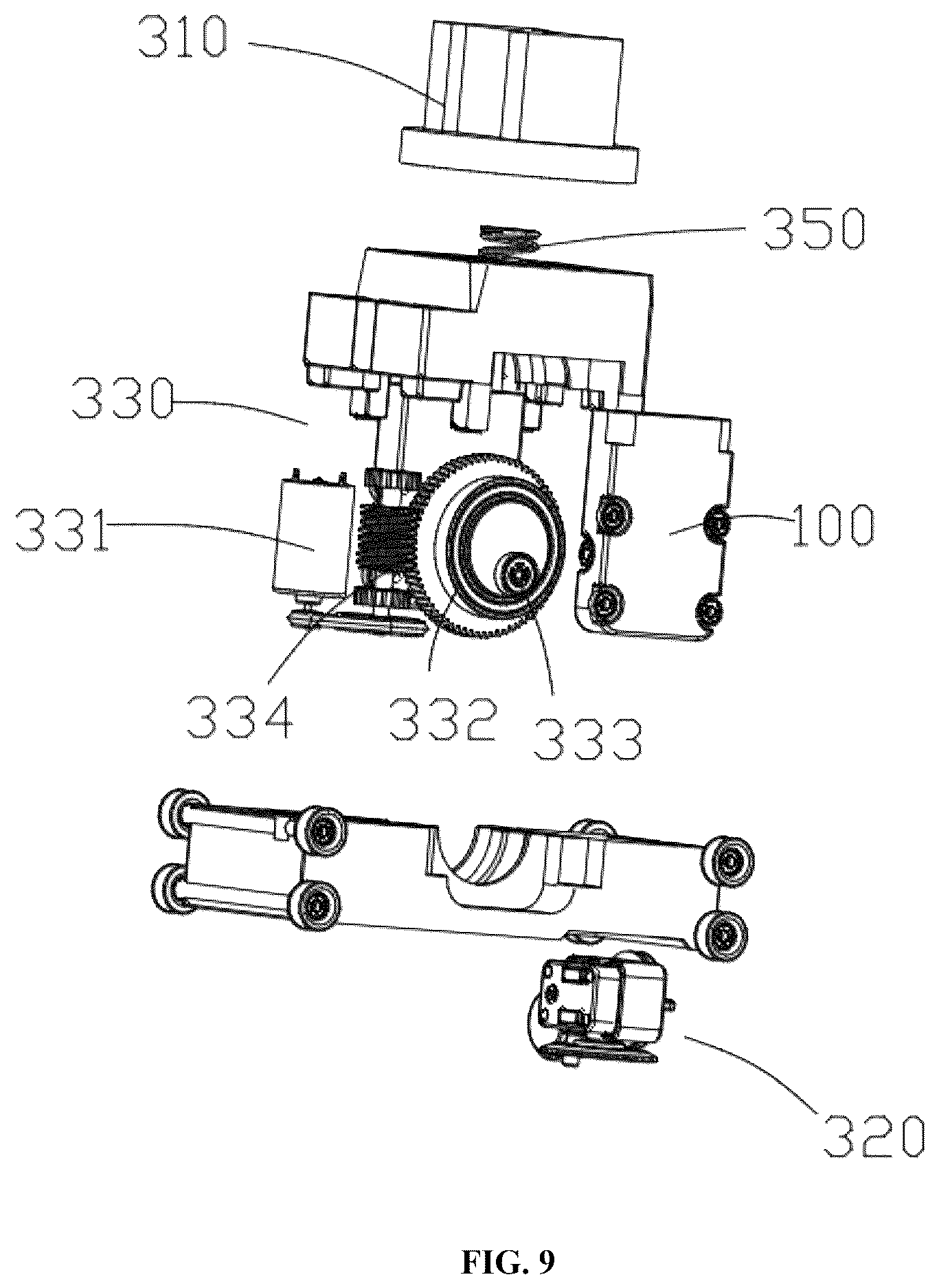 Patent US12616303 Figure 8 – Multidimensional rocking chair