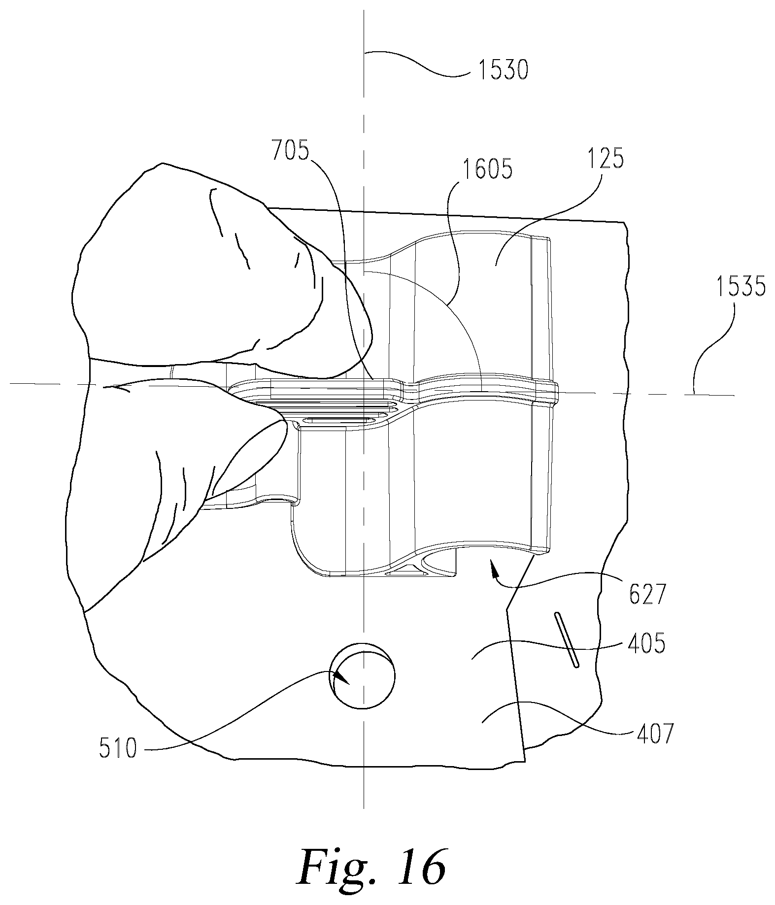 Patent US12616304 Figure 16 – Seat mounting clip system