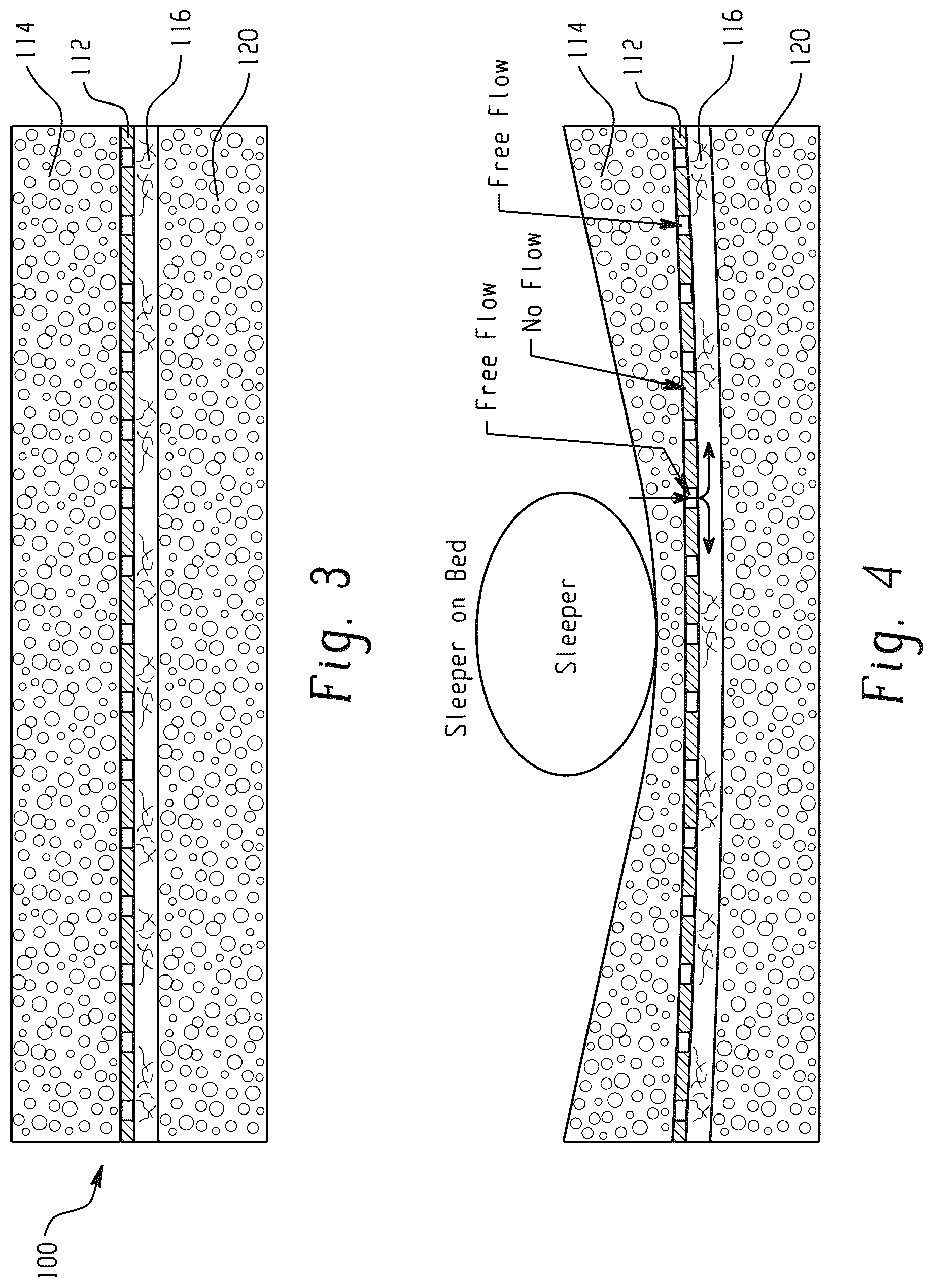 Patent US12616310 Figure 2 – Mattress assembly with reduced heat index